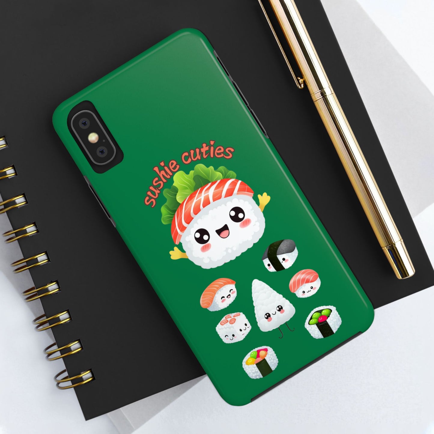 π£ Cute Sushi Buddies Tough Phone Case β Durable & Adorable for iPhone & Android!