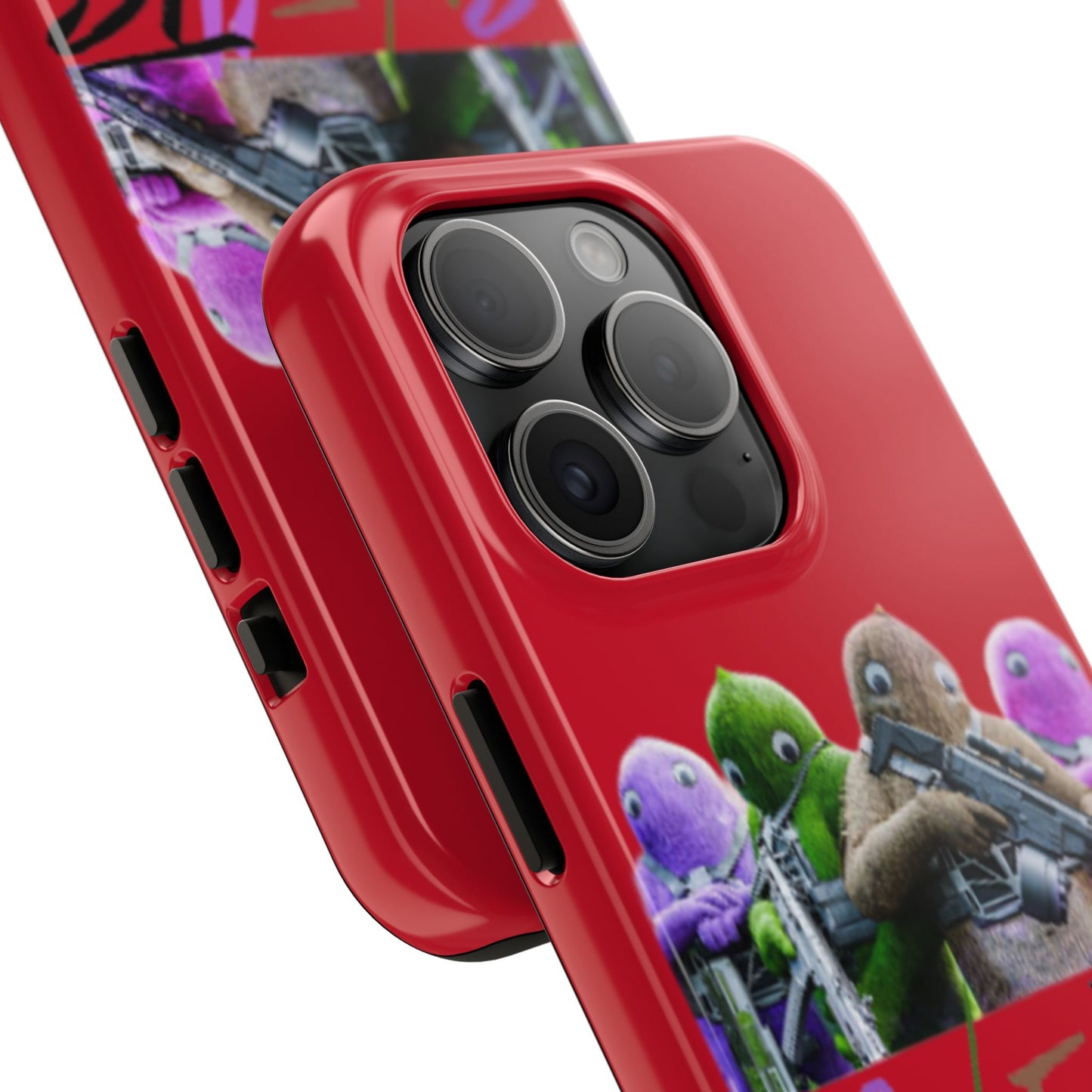 Cool Cartoon-Inspired Tough Phone Case - 'SWEATS'