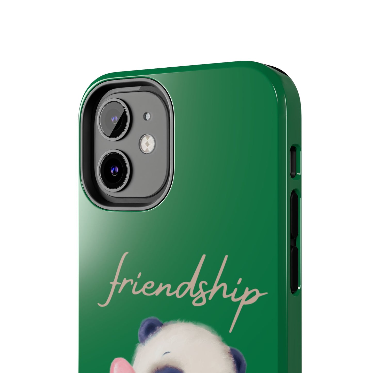 Phone case- Cute Panda Friendship Tough Phone Case - Durable Protection