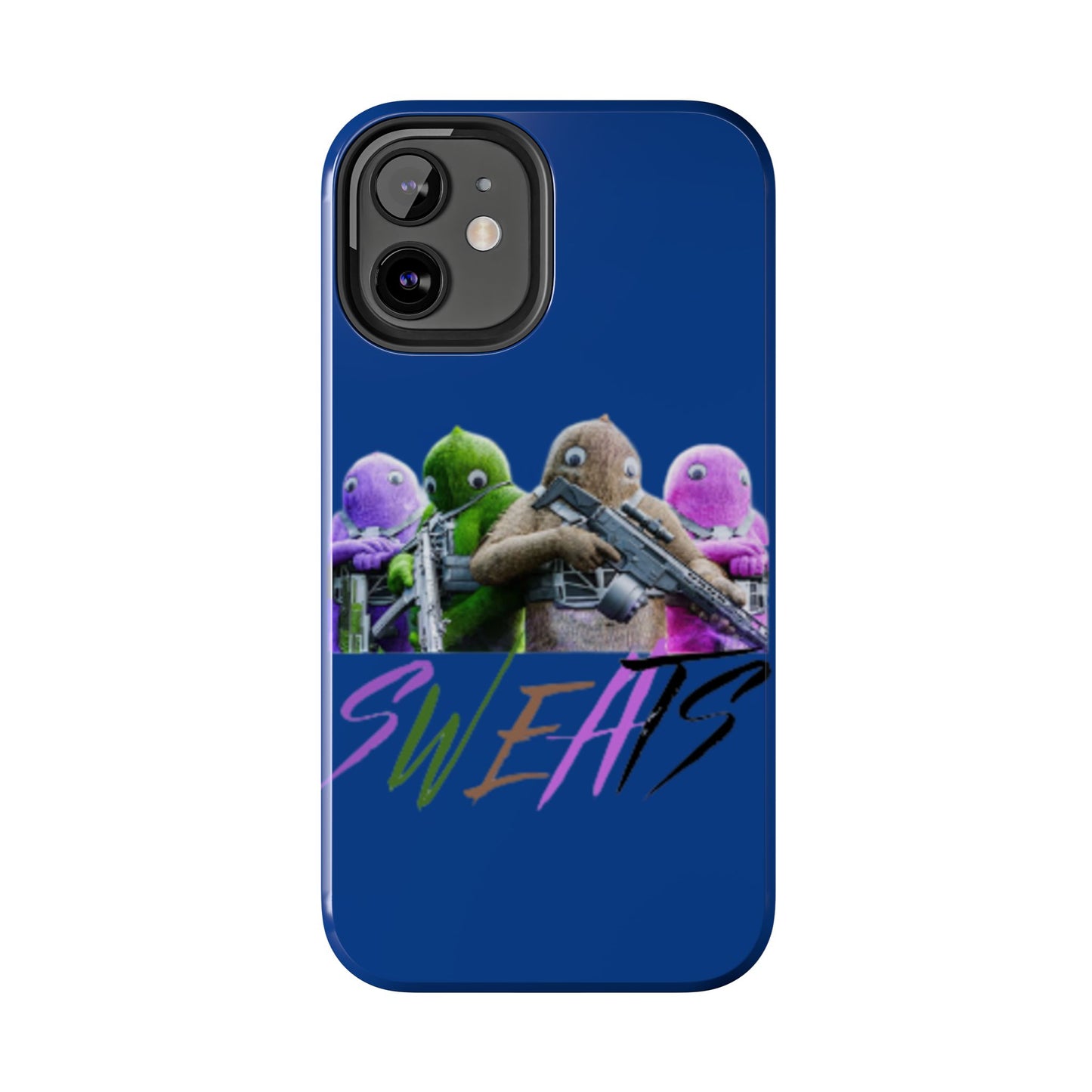 Cool Cartoon-Inspired Tough Phone Case - 'SWEATS'