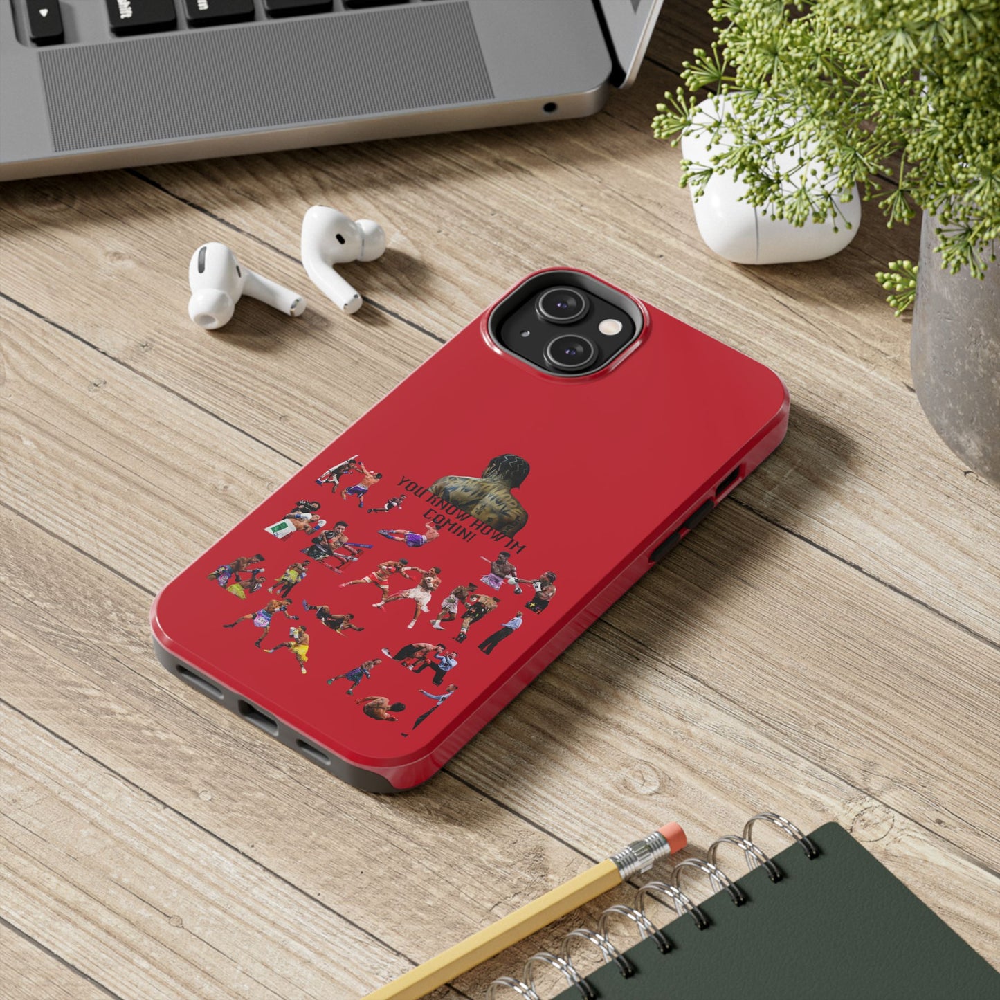 Phone case- You Know How I'm Comin' Tough Phone Case - Durable Protection