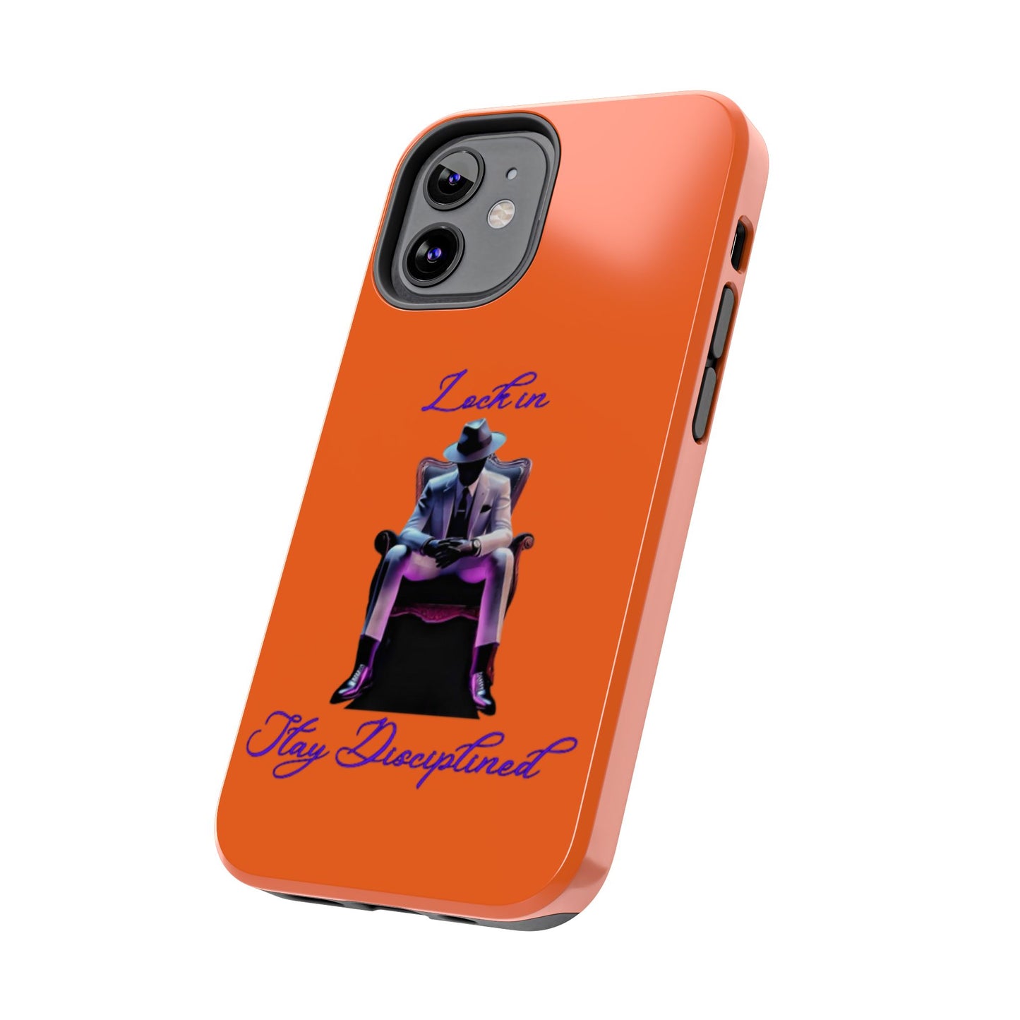 Phone case- Lock In, Stay discipline Tough Phone Case - Durable Protection