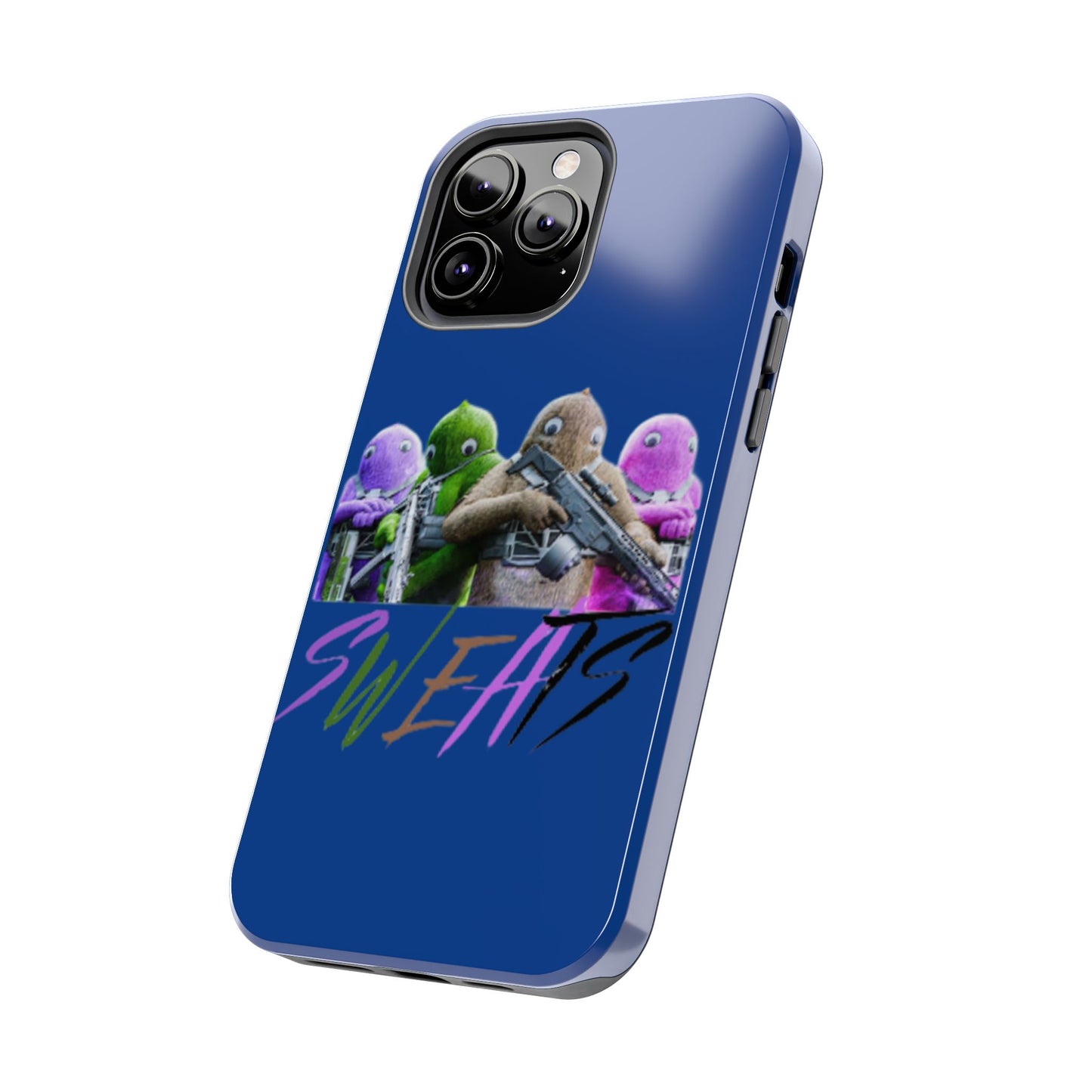 Cool Cartoon-Inspired Tough Phone Case - 'SWEATS'