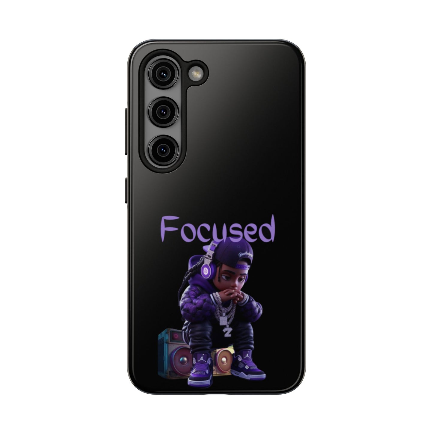Phone case- Focused Tough Phone Case - Durable Protection
