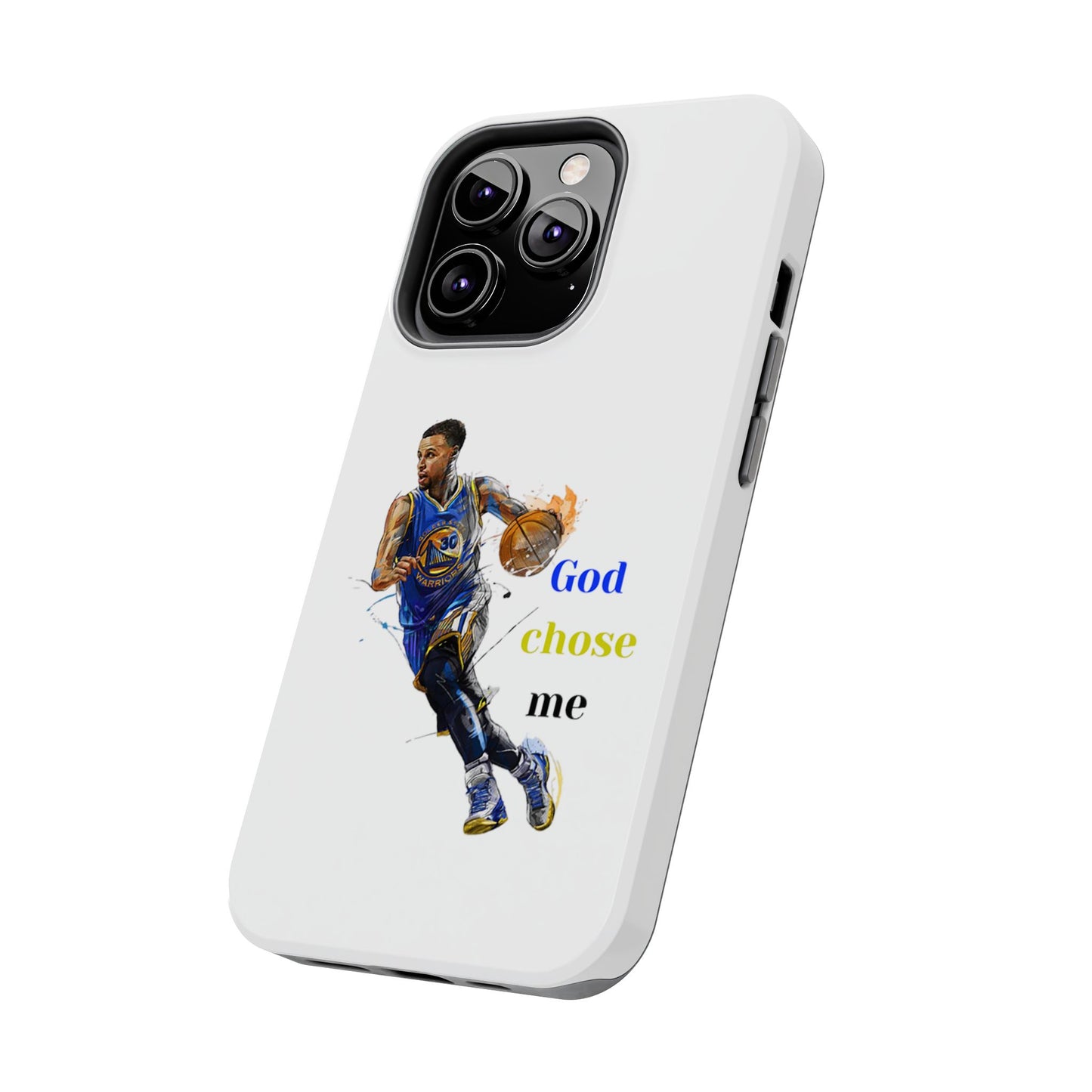Phone case- God Chose Me Tough Phone Case - Durable Protection