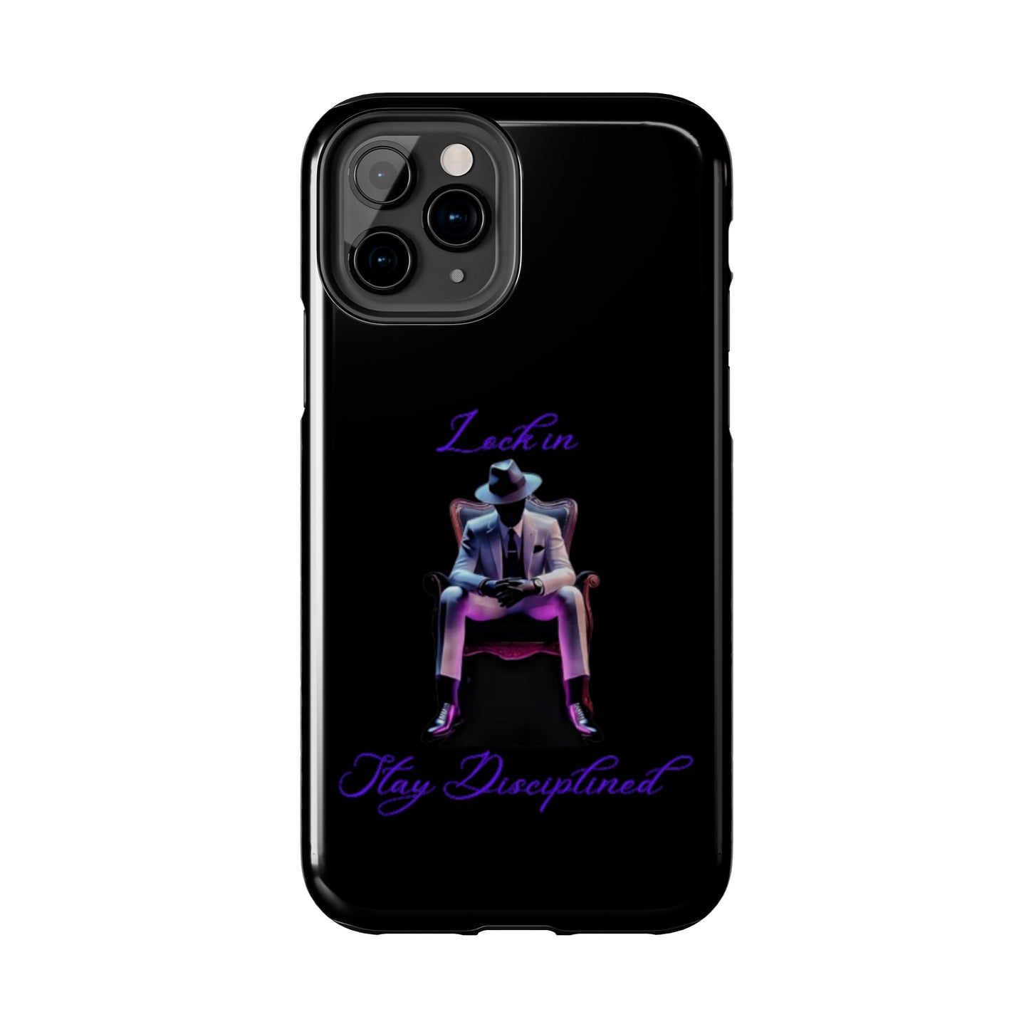 Phone case- Lock In, Stay DIsciplined Tough Phone Case - Durable Protection