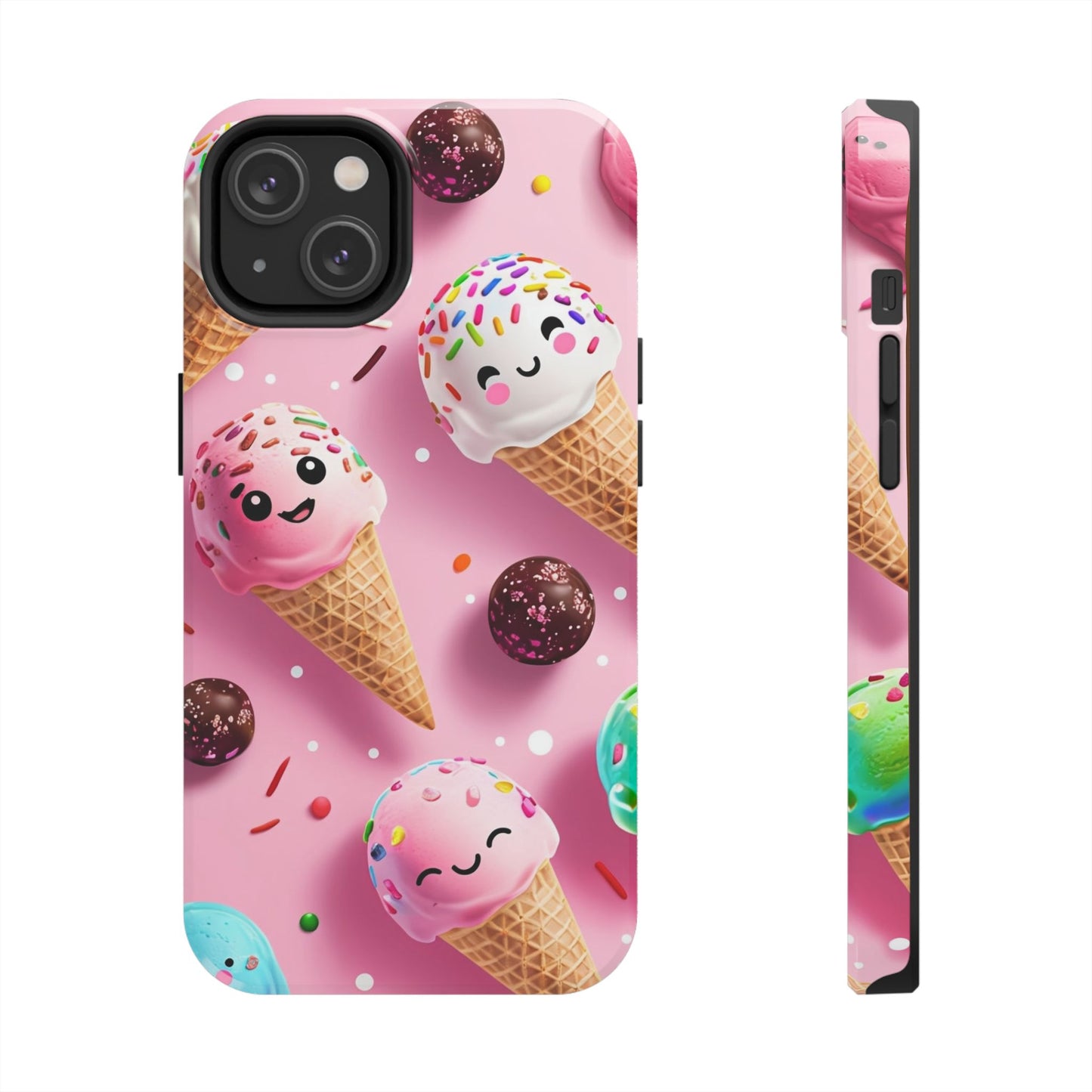 Tough Phone Cases Cute Ice Cream Design