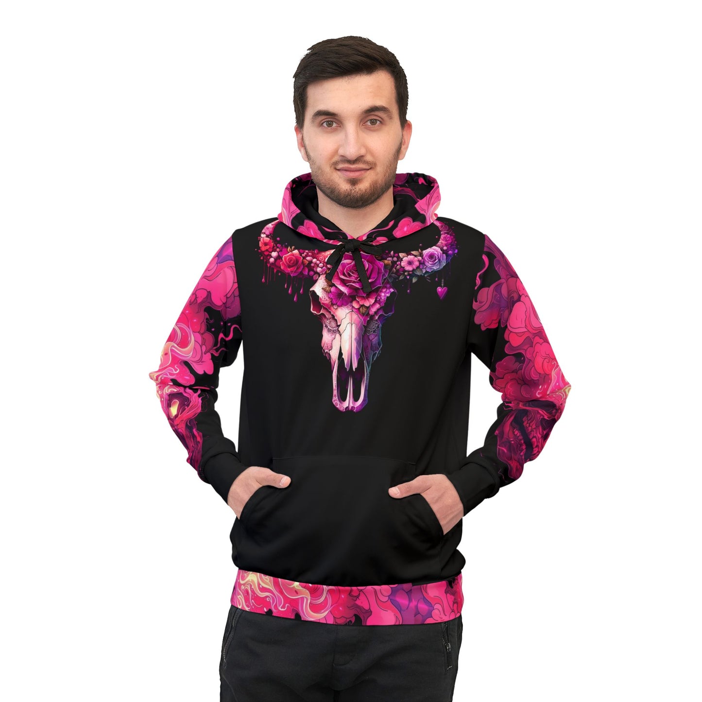 💀 Bold Skull Art Hoodie – Unique & Stylish Design for Fitness Enthusiasts