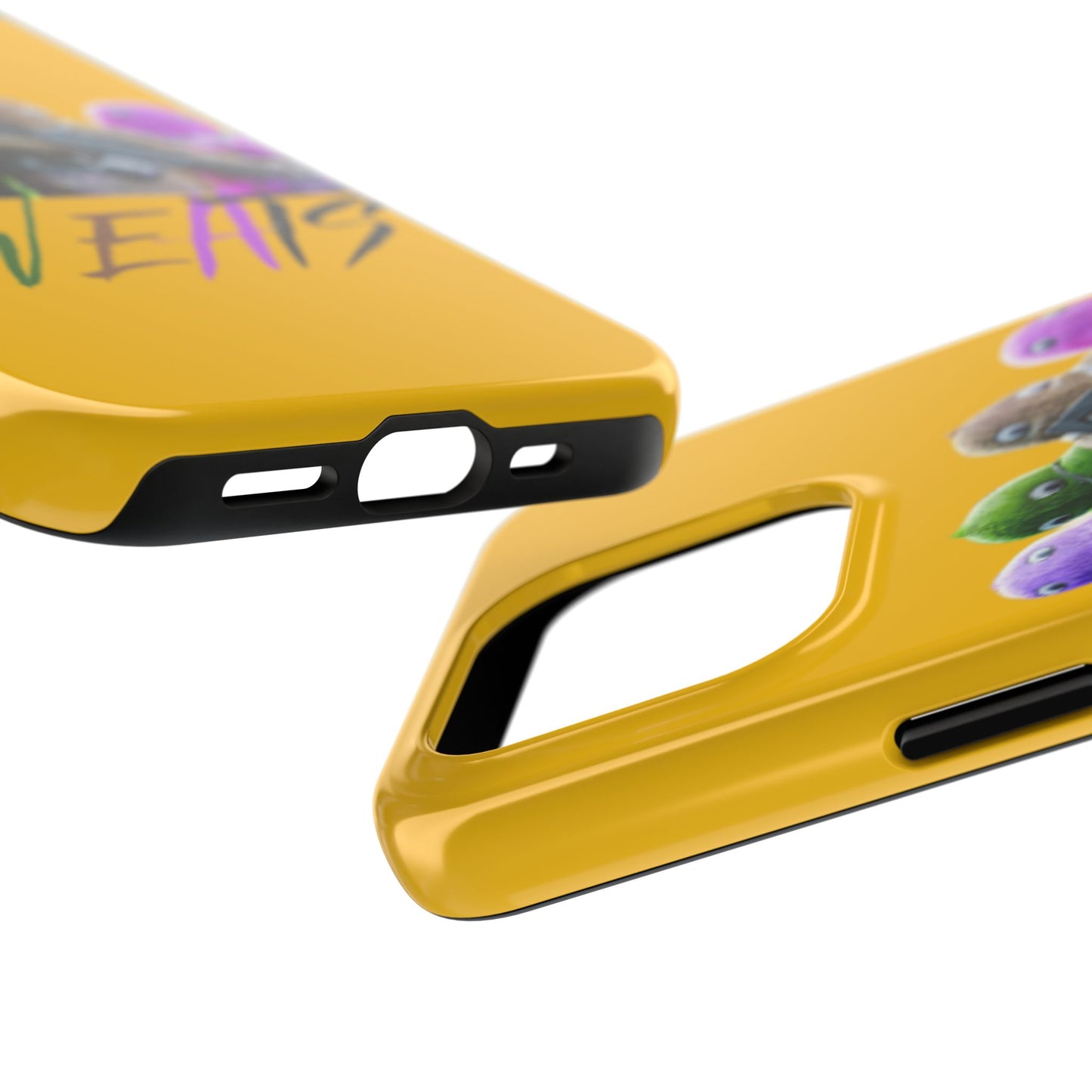 Cool Cartoon-Inspired Tough Phone Case - 'SWEATS'