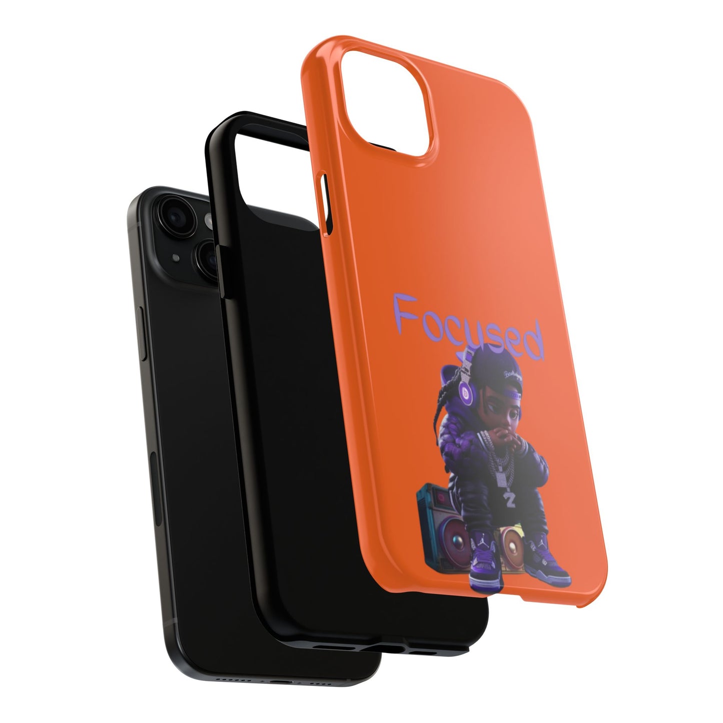 Phone Case- Focused Tough Case- Durable Protection