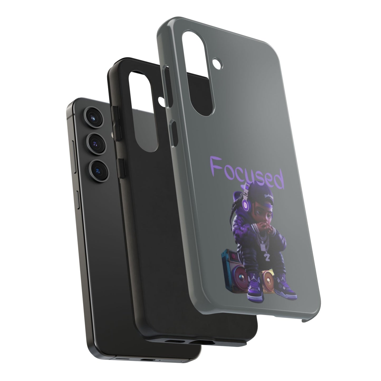 Phone Case- Focused Tough Case- Durable Protection