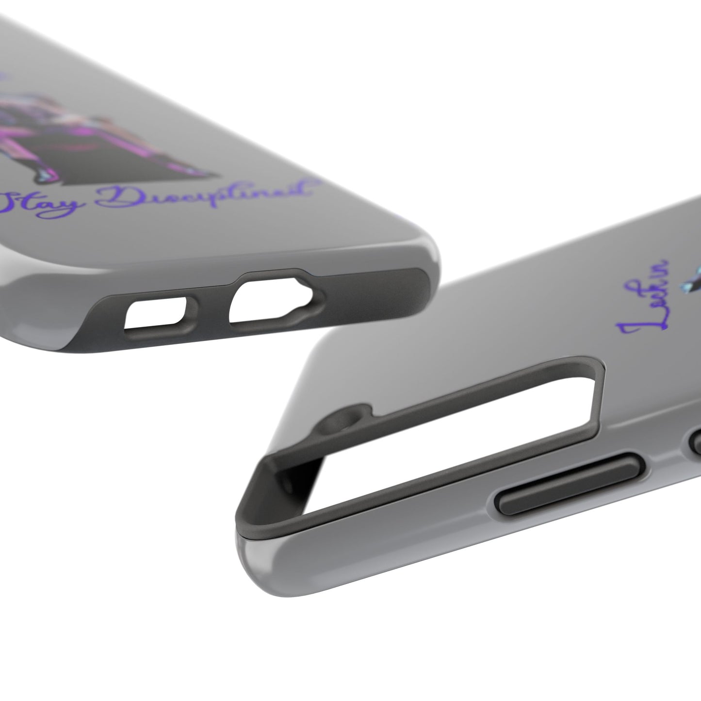 Phone case- Lock In, Stay Disciplined Tough Phone Case - Durable Protection