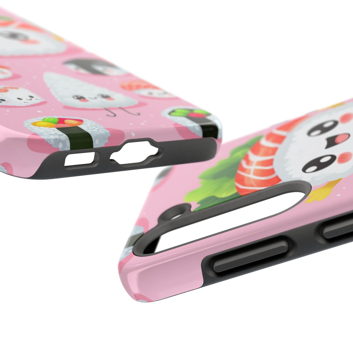 Adorable Sushi Tough Phone Case | Cute Kawaii Design for Food Lovers