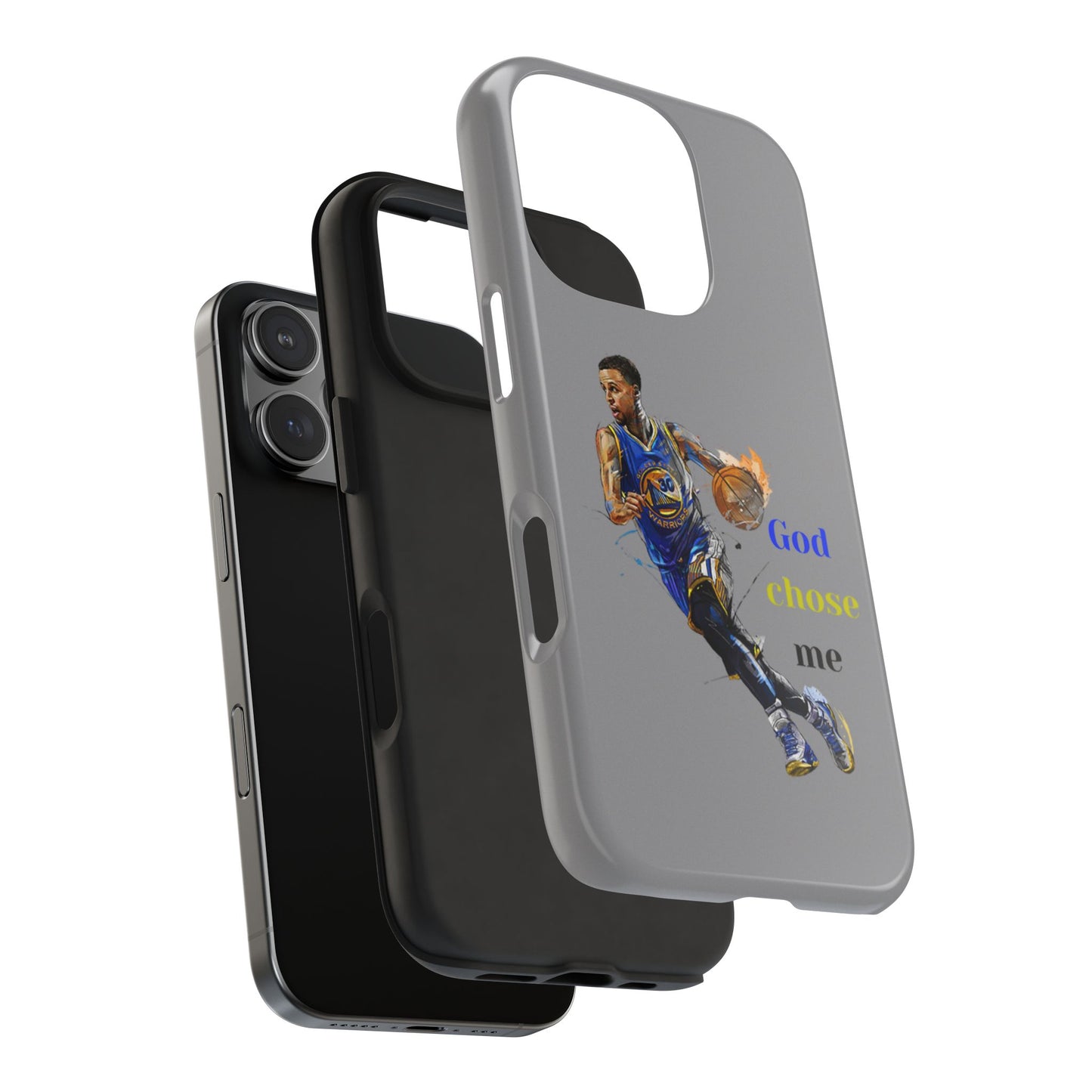 Phone case- God Chose Me Tough Phone Case - Durable Protection