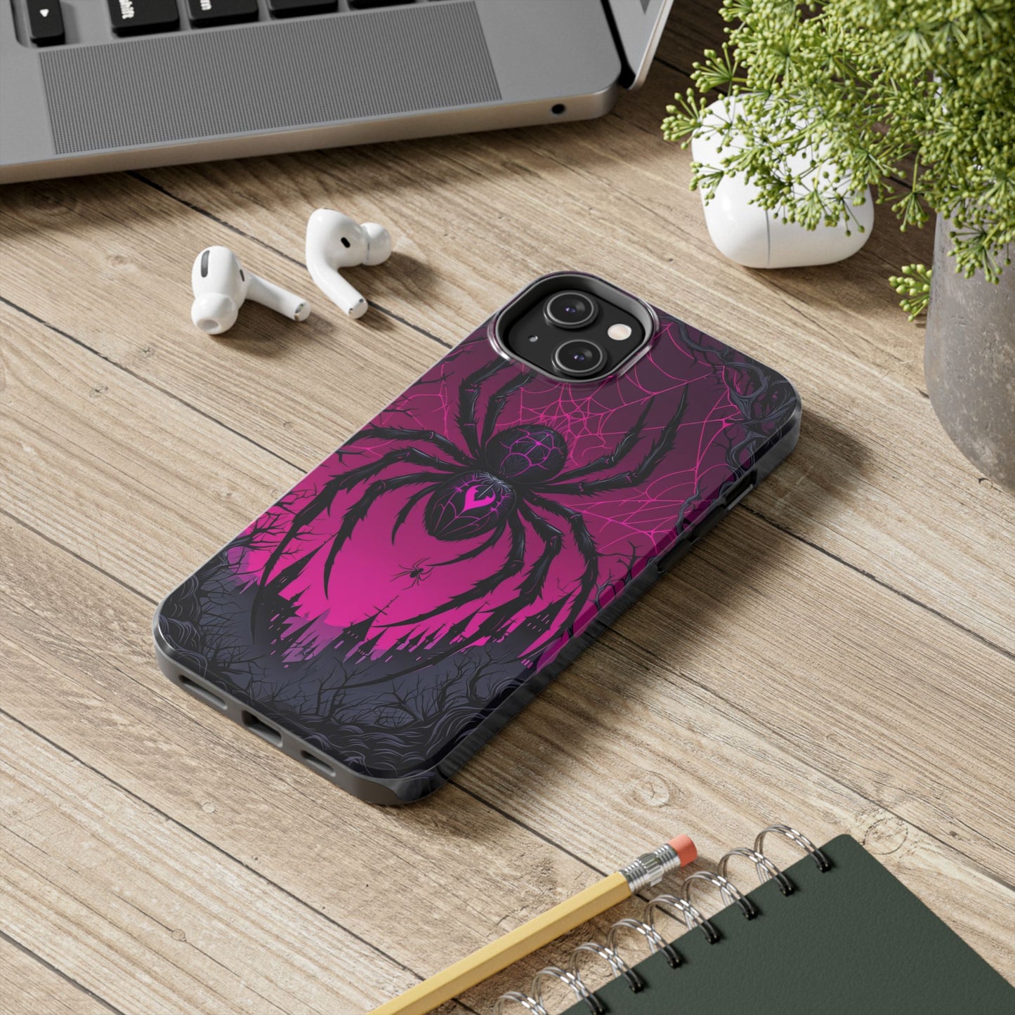Gothic Spider Tough Phone Case
