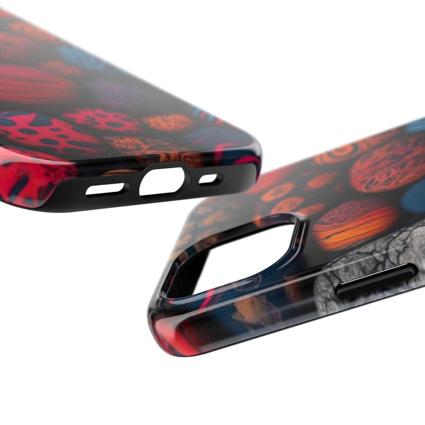 π₯ Vibrant Rock Pattern Tough Phone Case β Shockproof Protection for iPhones π±