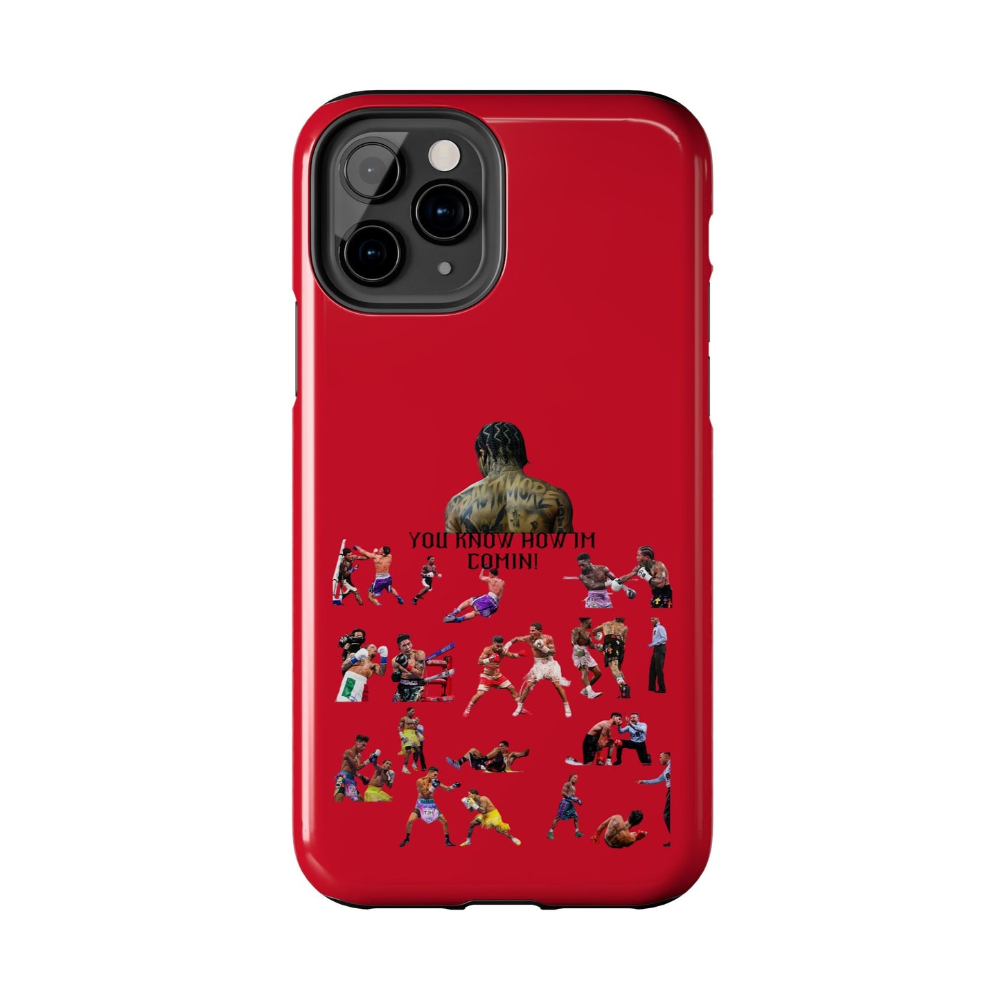 Phone case- You Know How I'm Comin' Tough Phone Case - Durable Protection