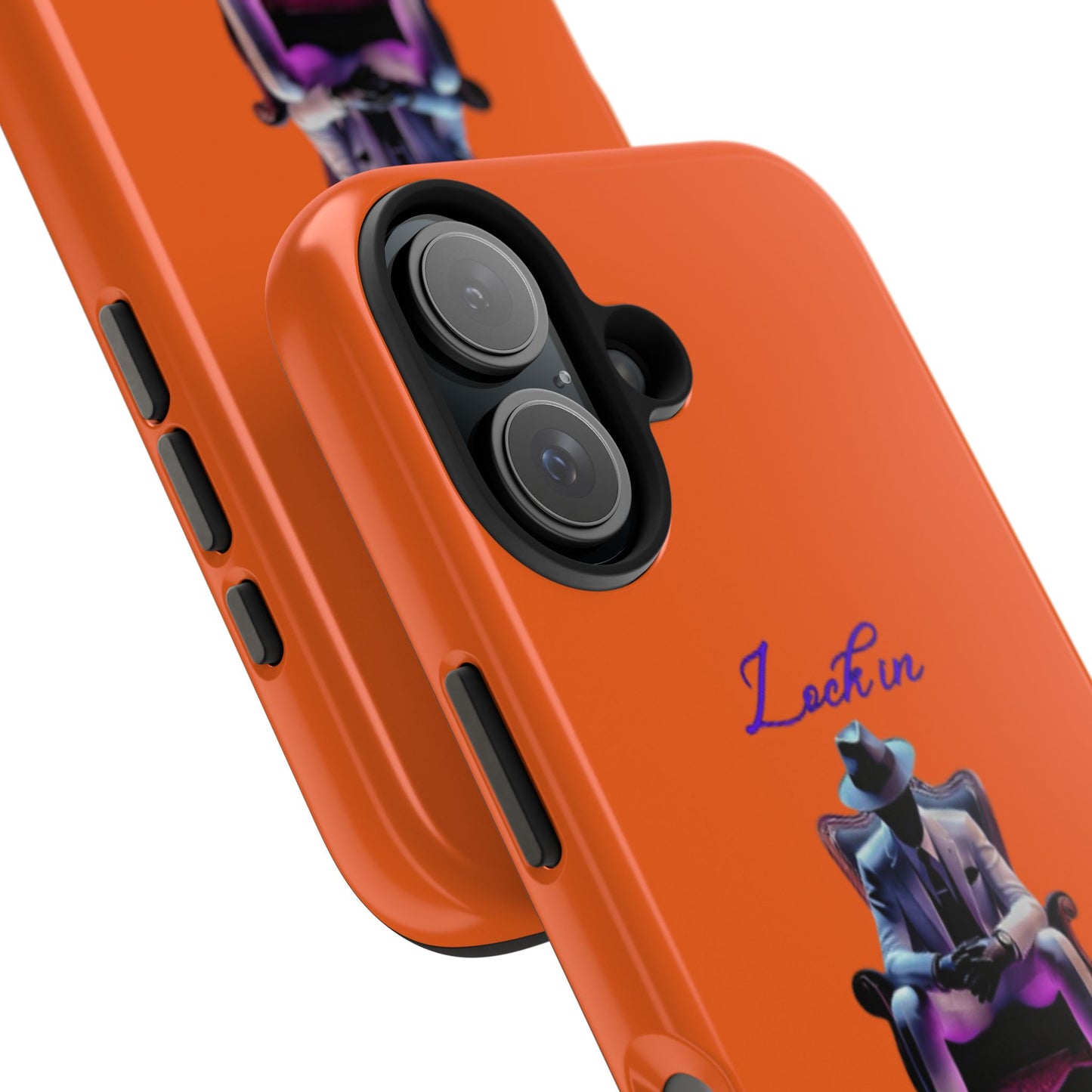 Phone case- Lock In, Stay discipline Tough Phone Case - Durable Protection