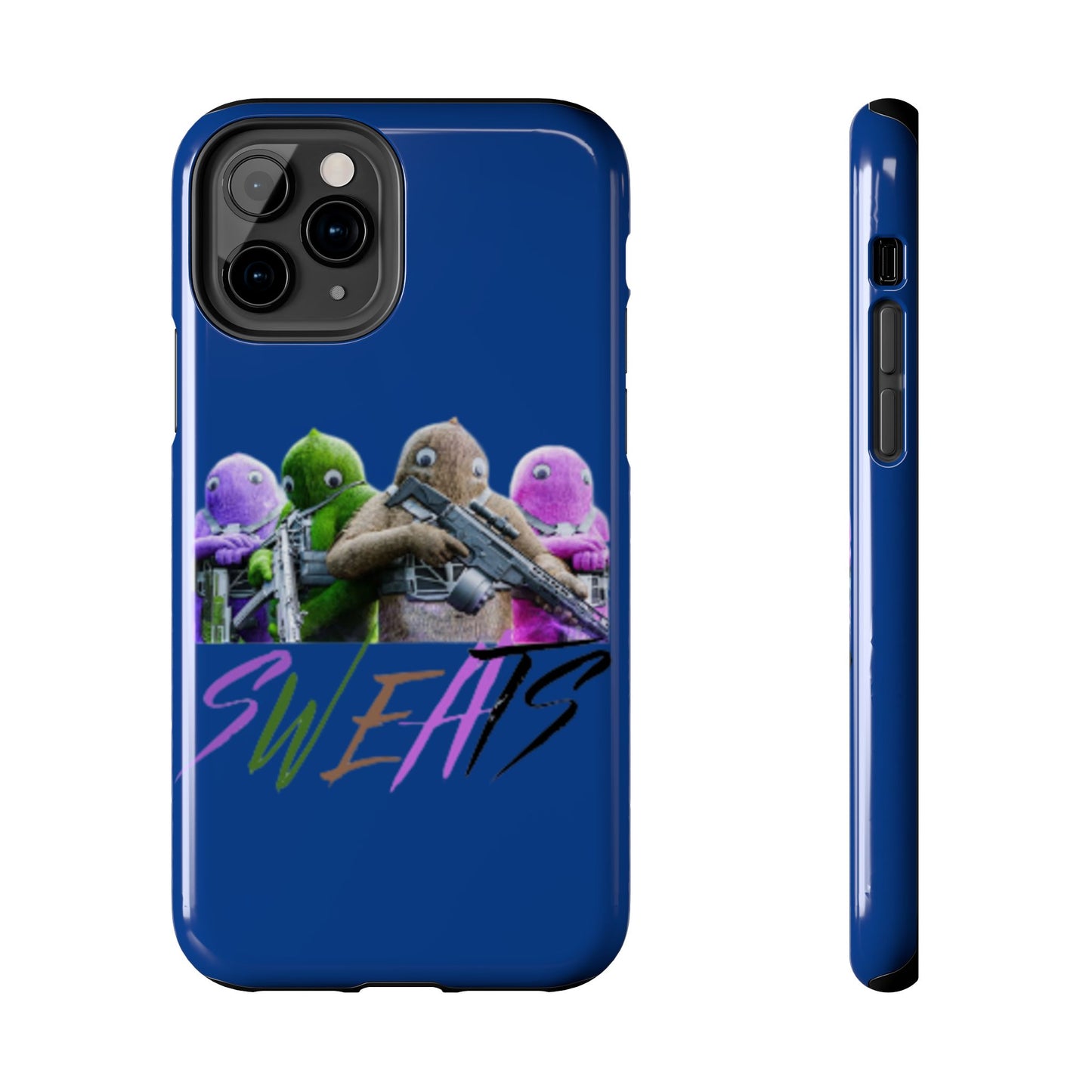 Cool Cartoon-Inspired Tough Phone Case - 'SWEATS'
