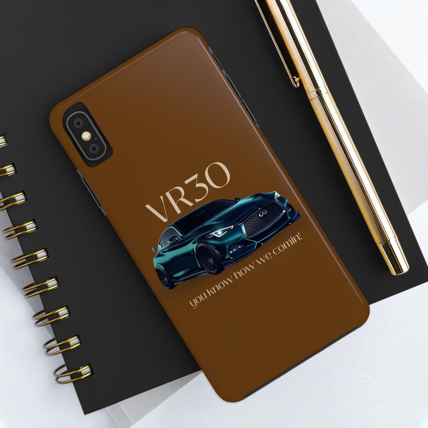 VR30 Sports Car Tough Phone Case - Stylish and Durable Protection for Car Enthusiasts
