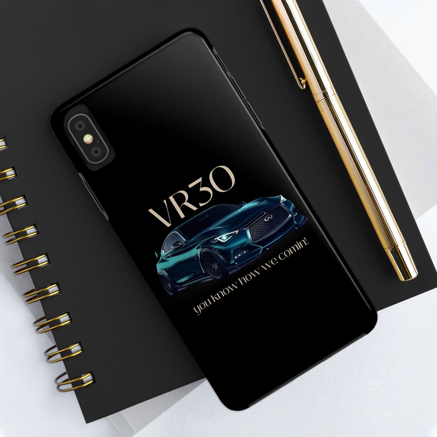 VR30 Sports Car Tough Phone Case - Stylish and Durable Protection for Car Enthusiasts