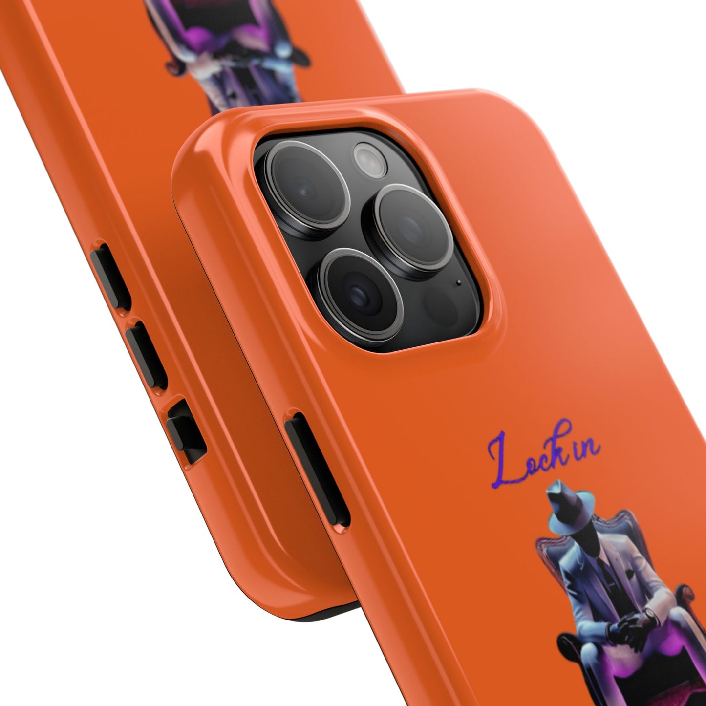 Phone case- Lock In, Stay discipline Tough Phone Case - Durable Protection