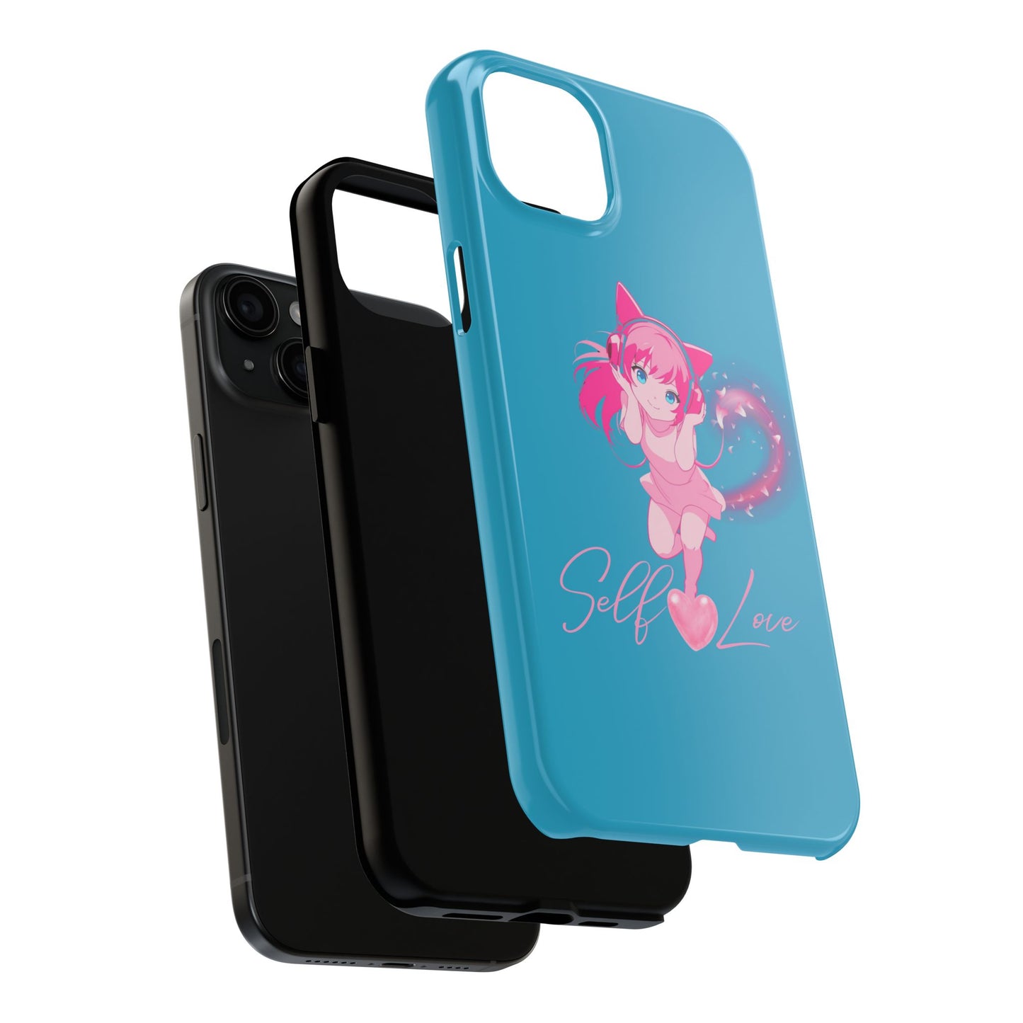 Self Love Tough Phone Case for Anime Lovers