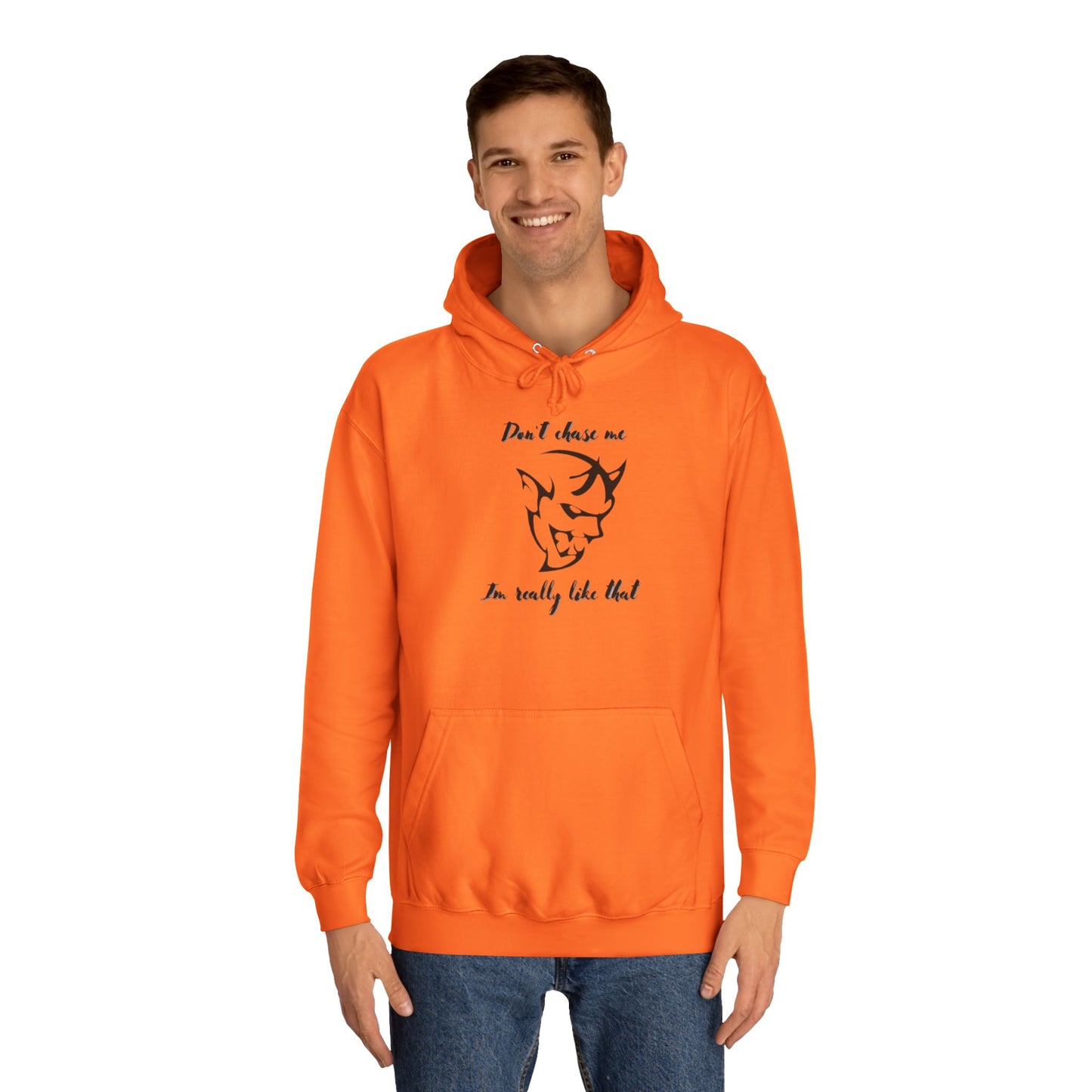 Lava Red "Don’t Chase Me, I’m Really Like That" Sweater – Bold Statement Pullover
