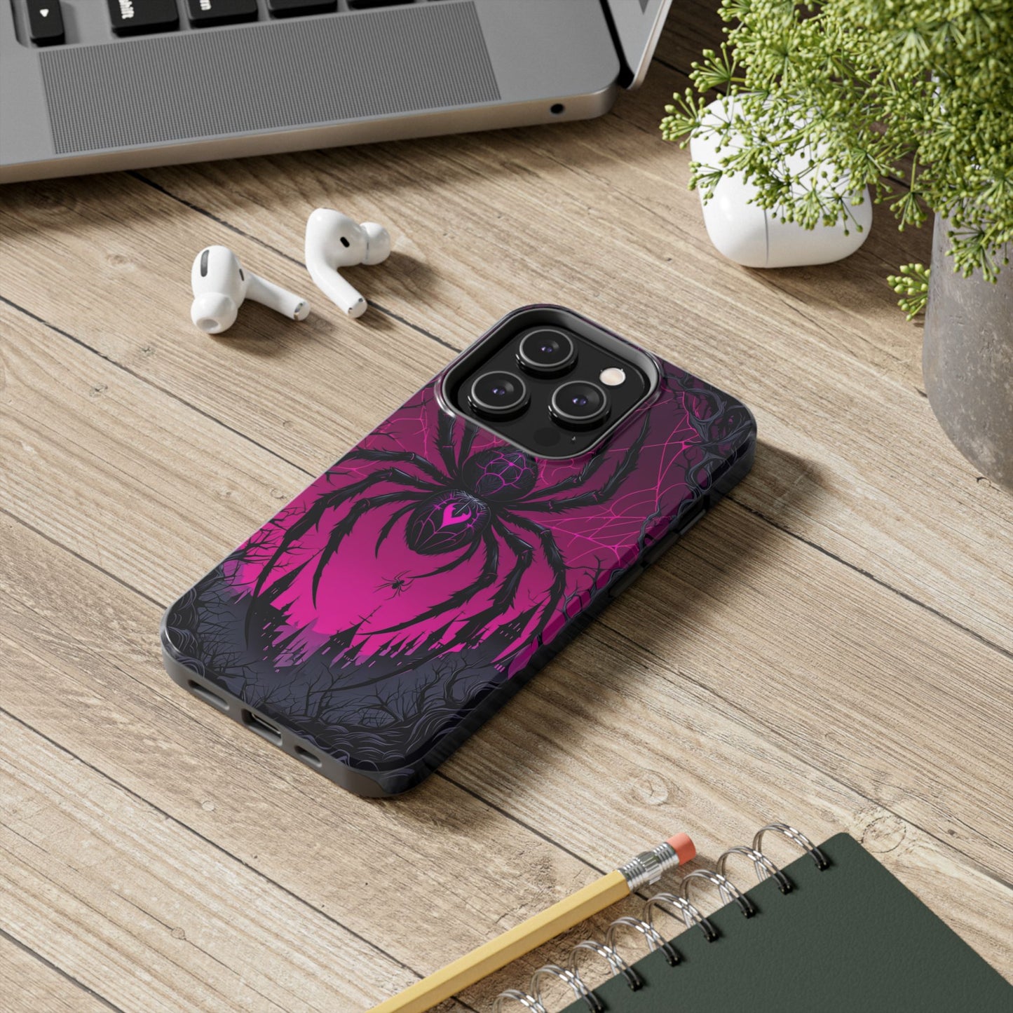 Gothic Spider Tough Phone Case