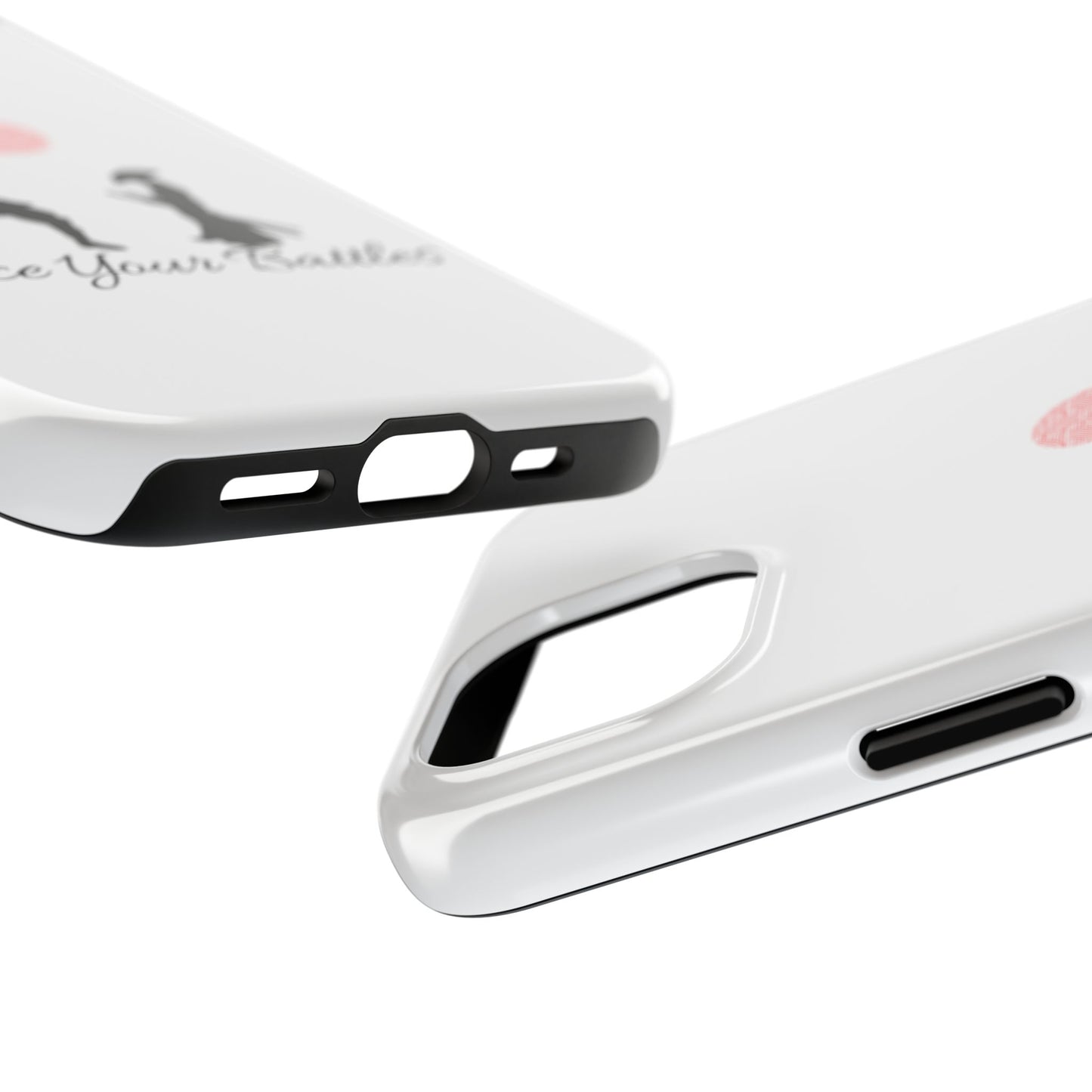 Phone case- Face Your Battles Tough Phone Case - Durable Protection