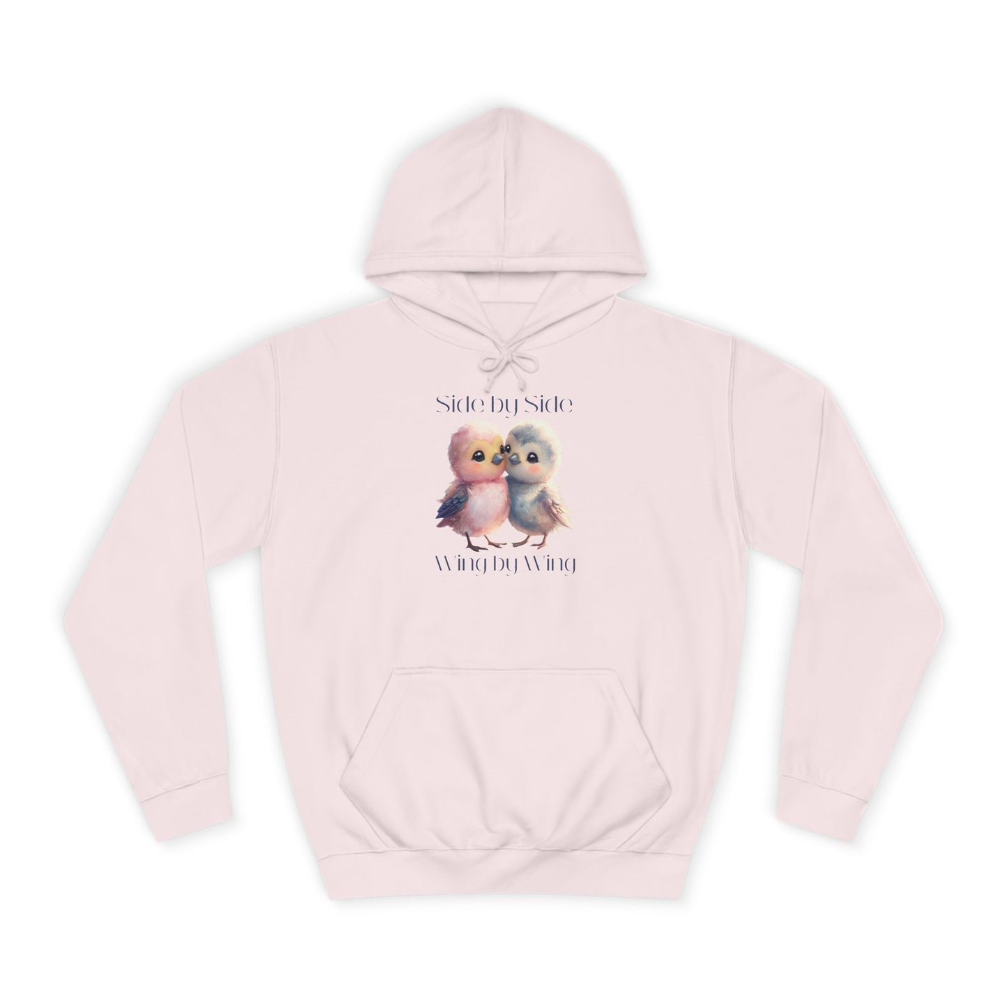 Barbecue Sunset Hoodie for Women – Cute Lovebirds Side by Side Always Together Design