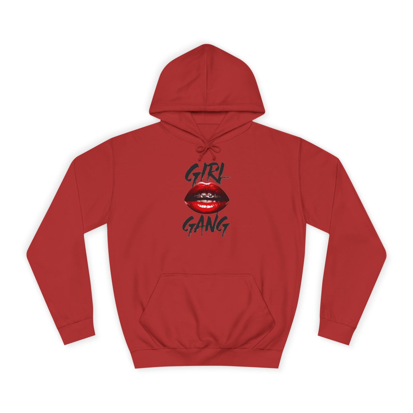 Power Pink Hoodie for Women – Girl Gang Graphic Empowerment Sweatshirt