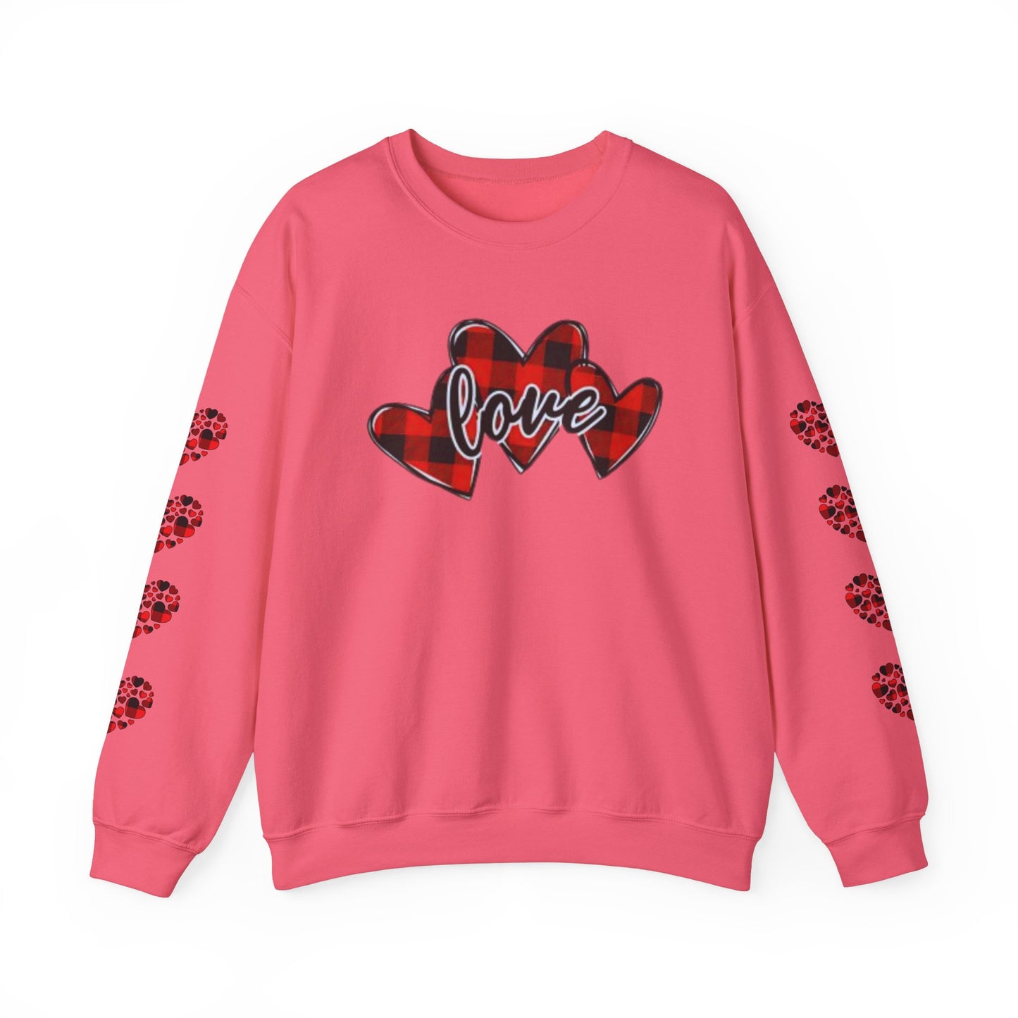 Pearl White Hearts Sweatshirt for Women – Romantic Cozy Love-Inspired Pullover