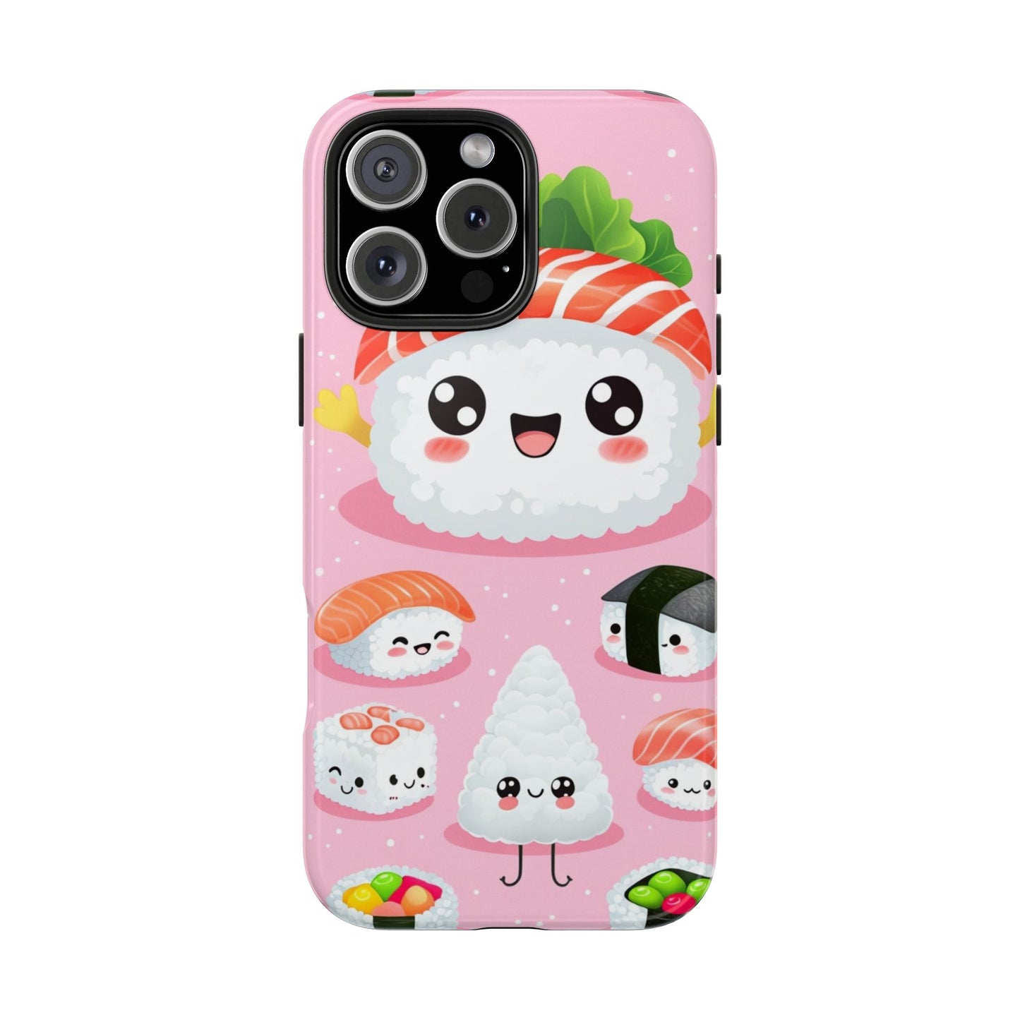 Adorable Sushi Tough Phone Case | Cute Kawaii Design for Food Lovers