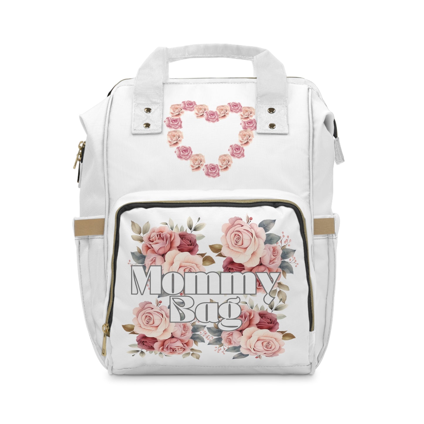 Chic Mommy Diaper Backpack - Floral Design for Stylish Moms πΈπ