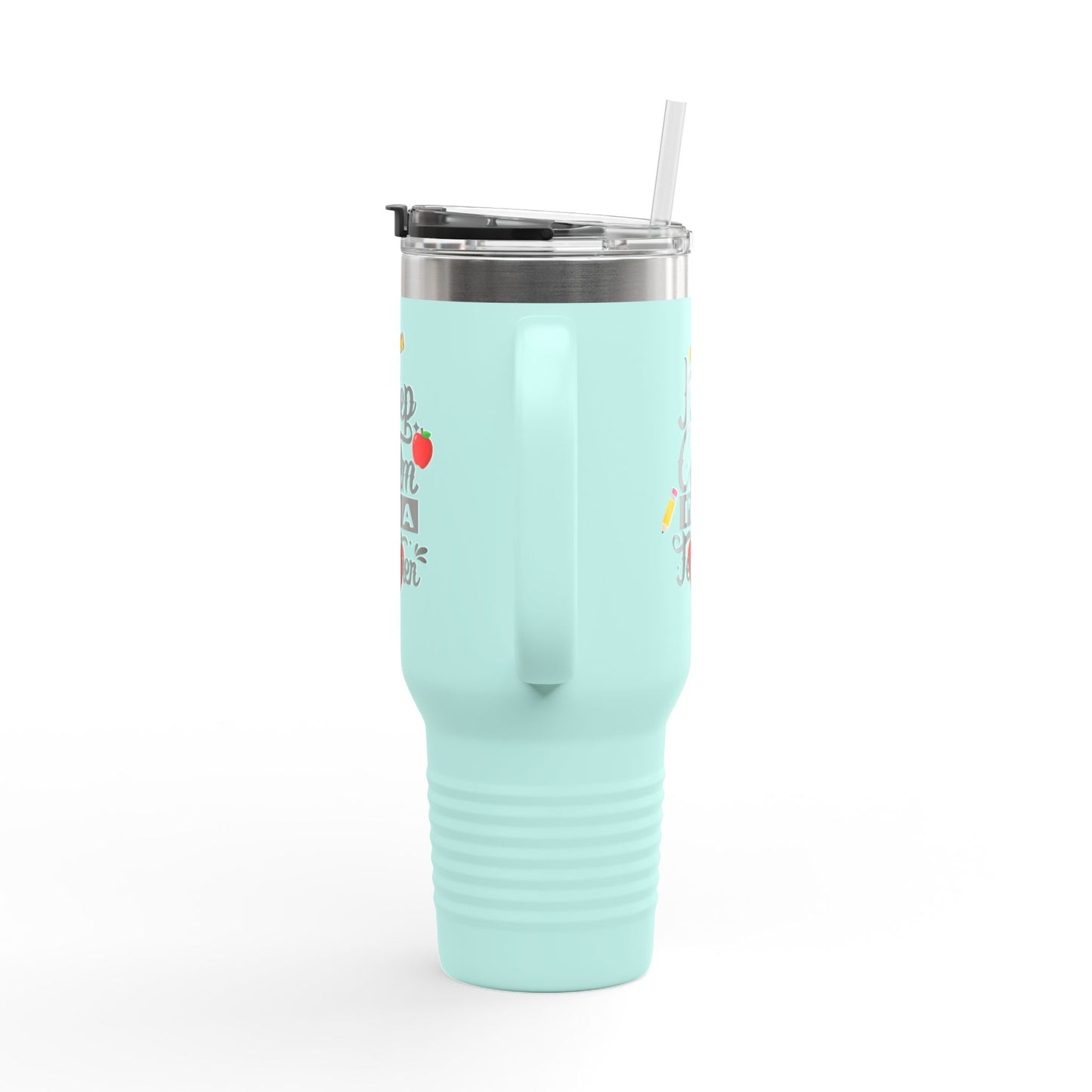 π Teacher Insulated Travel Mug 40oz β Keep Calm and Teach On | Perfect Teacher Appreciation Gift ββ¨