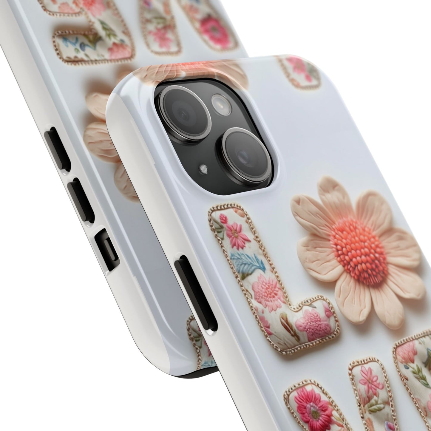 Floral 'Love Yourself' Tough Phone Case