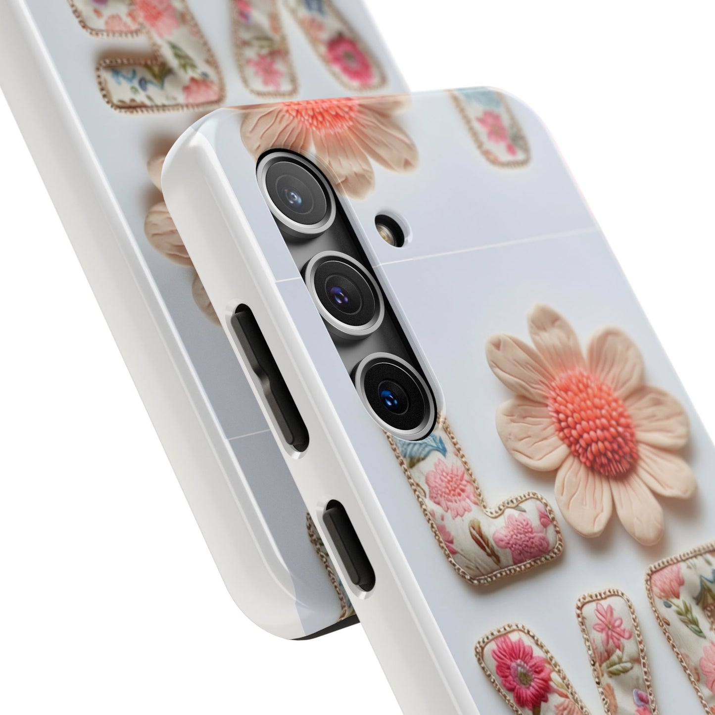 Floral 'Love Yourself' Tough Phone Case
