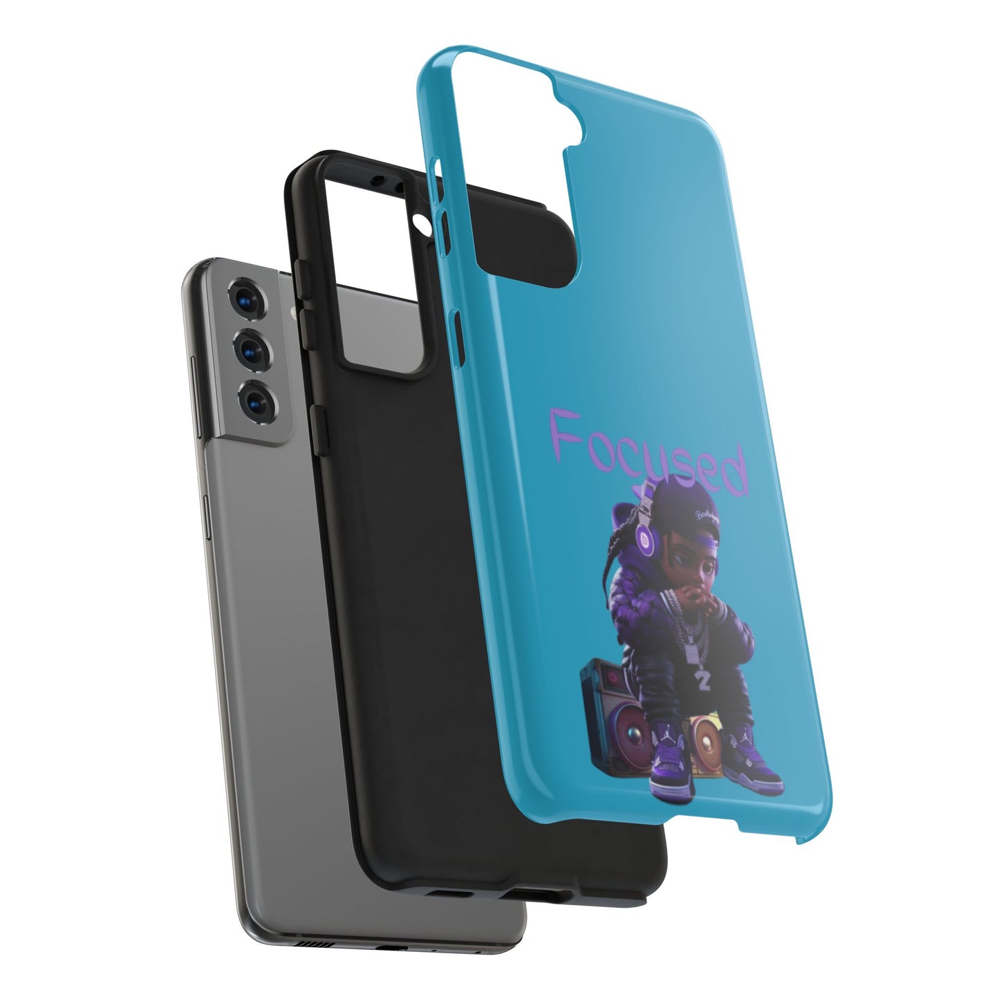 Phone Case- Focused Tough Case- Durable Protection