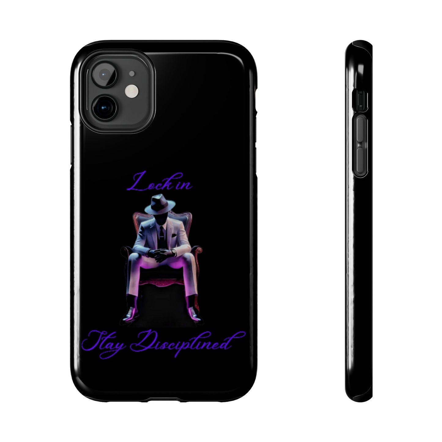 Phone case- Lock In, Stay DIsciplined Tough Phone Case - Durable Protection