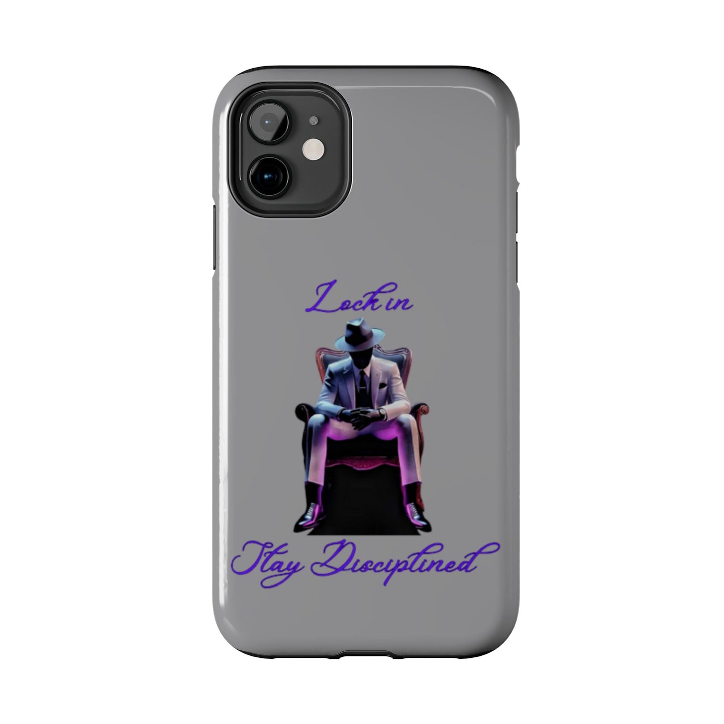 Phone case- Lock In, Stay Disciplined Tough Phone Case - Durable Protection
