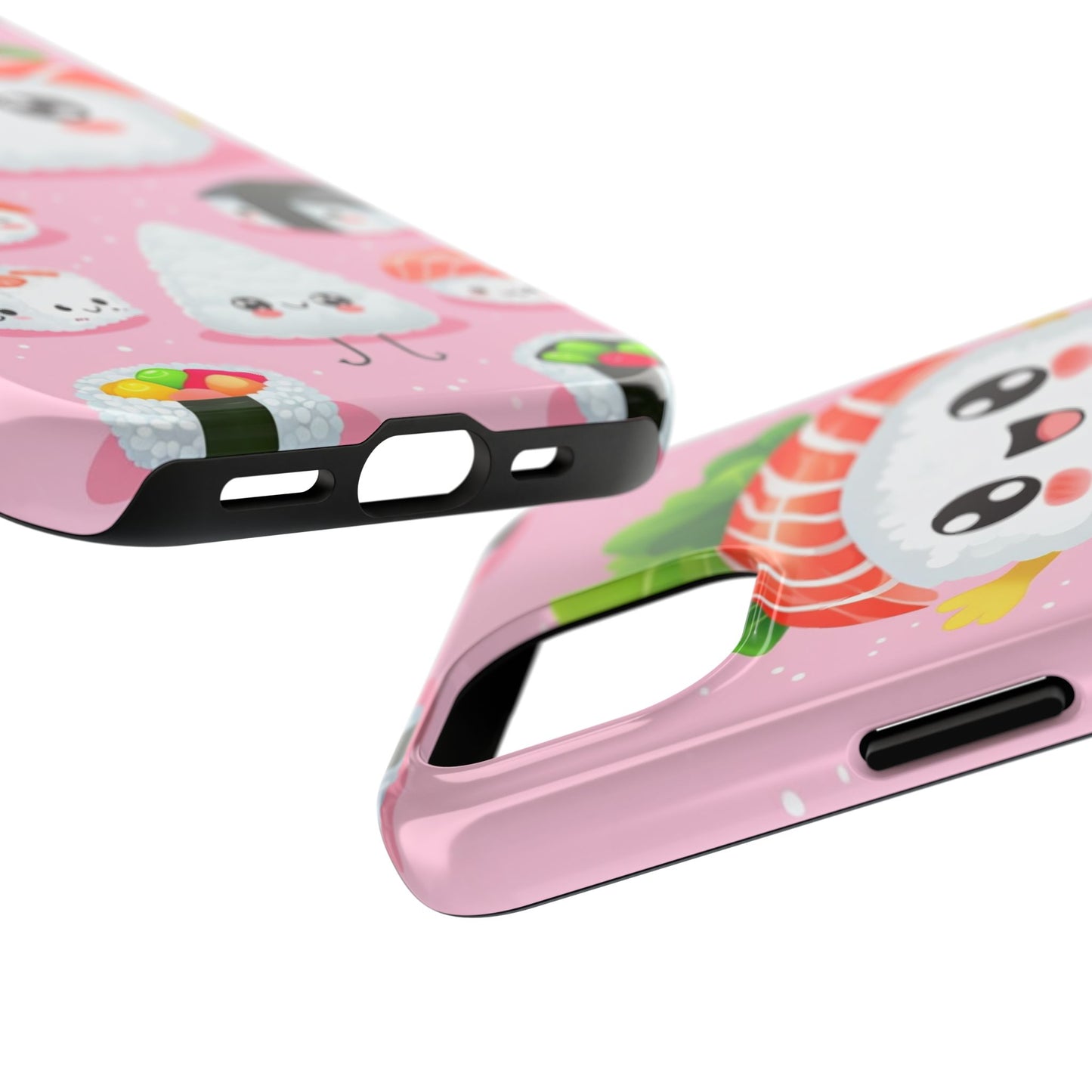 Adorable Sushi Tough Phone Case | Cute Kawaii Design for Food Lovers