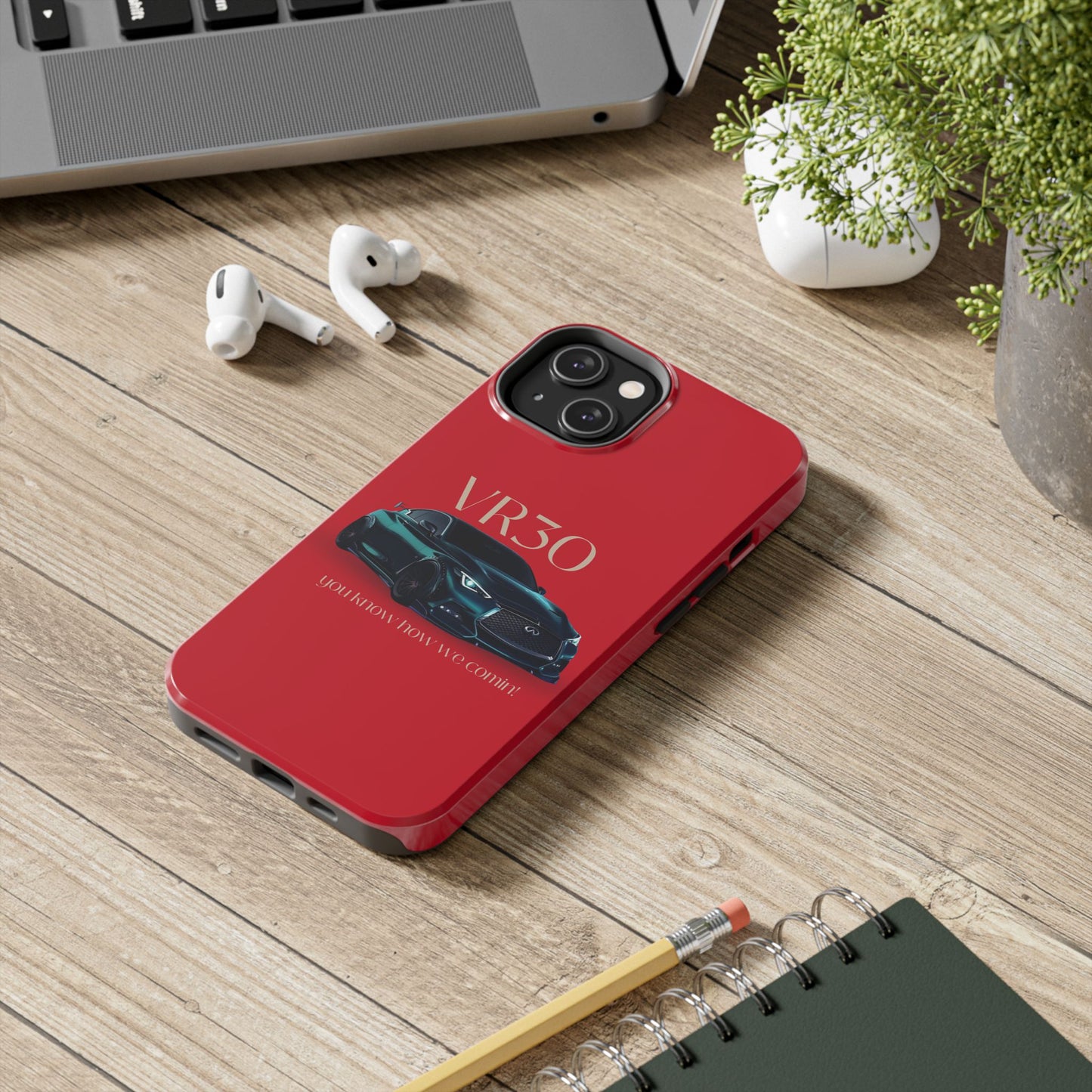 VR30 Sports Car Tough Phone Case - Stylish and Durable Protection for Car Enthusiasts