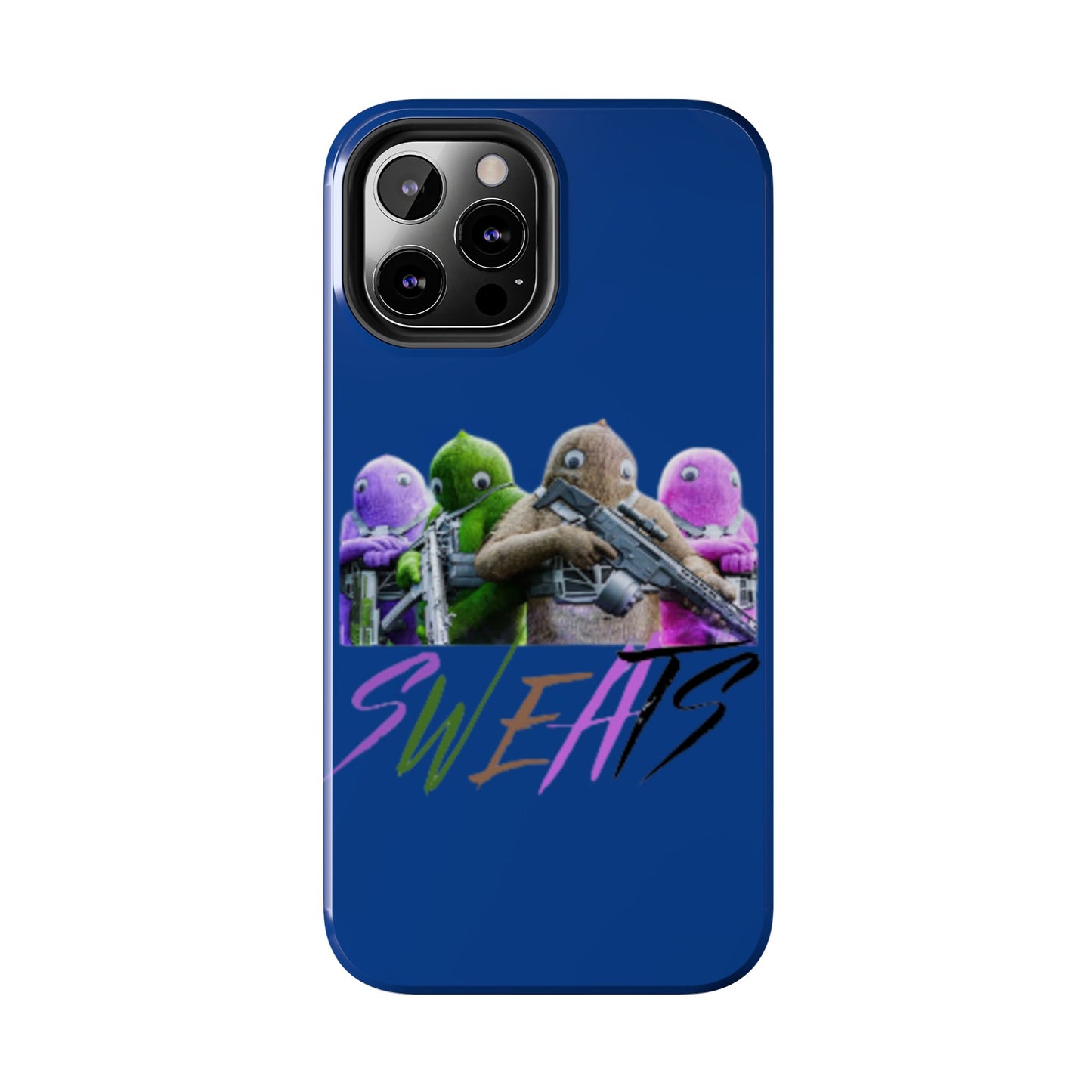 Cool Cartoon-Inspired Tough Phone Case - 'SWEATS'