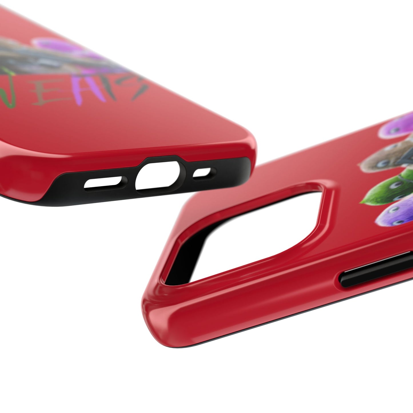 Cool Cartoon-Inspired Tough Phone Case - 'SWEATS'