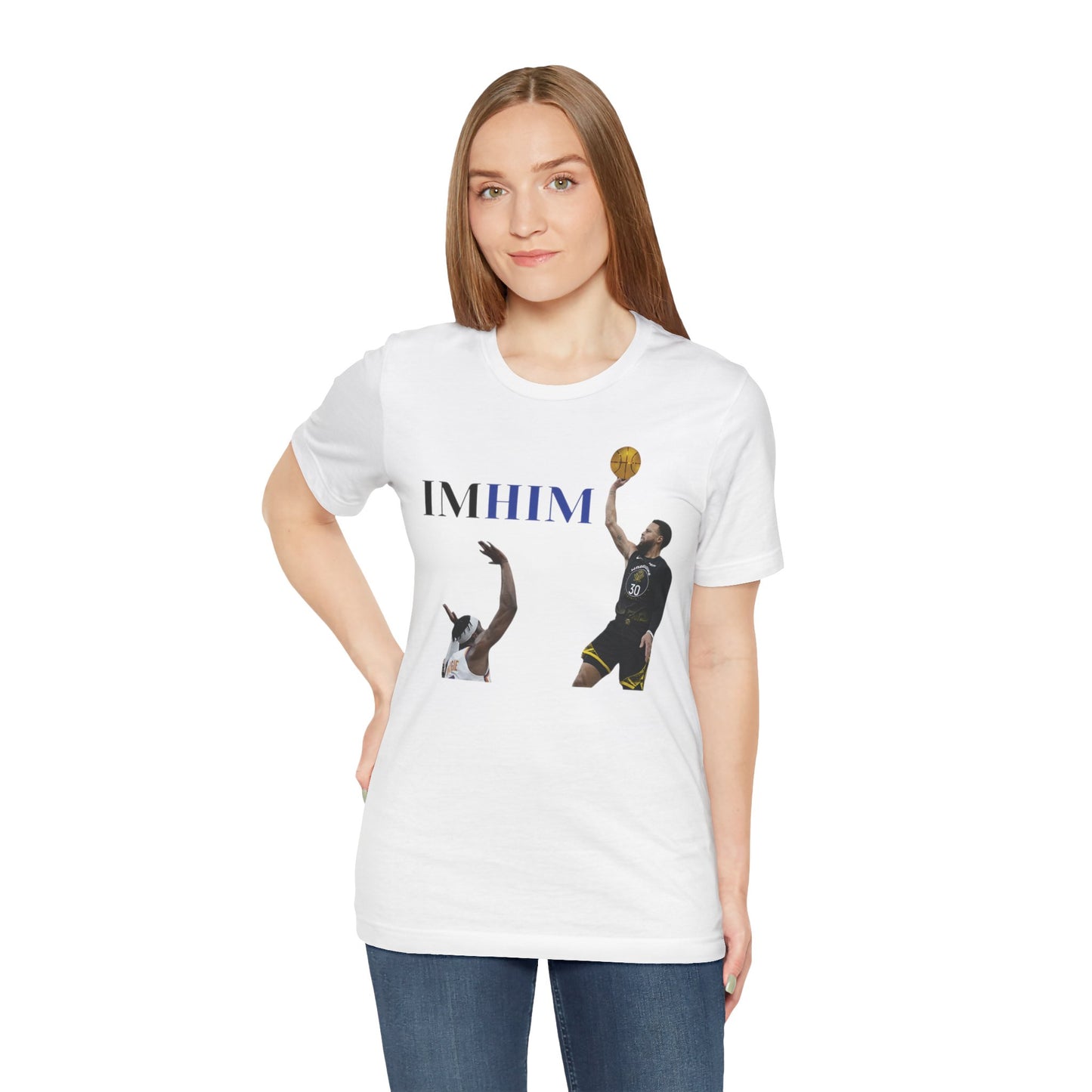 Championship Gold Men & Women’s T-Shirt – "I'm Him" Steph Curry Inspired Basketball Tee