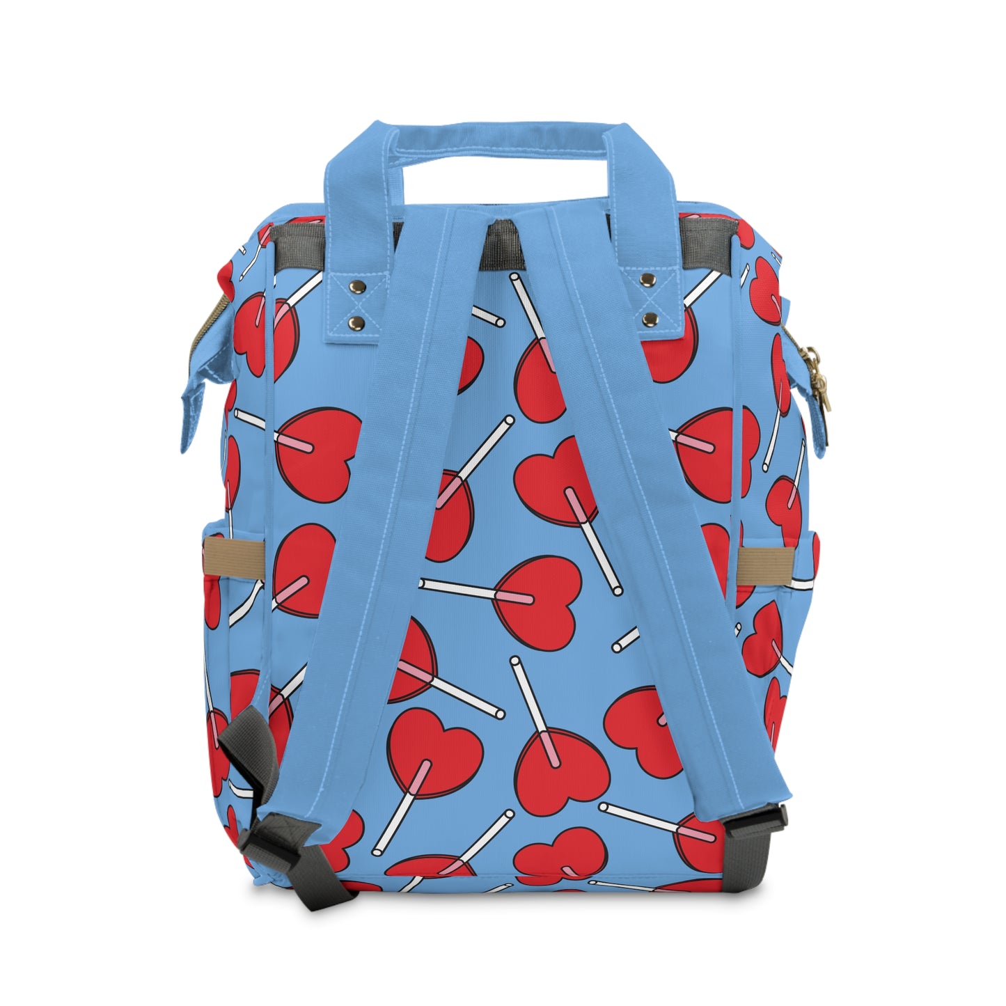 π Cute Hearts Diaper Backpack π | Stylish & Practical for Modern Parents