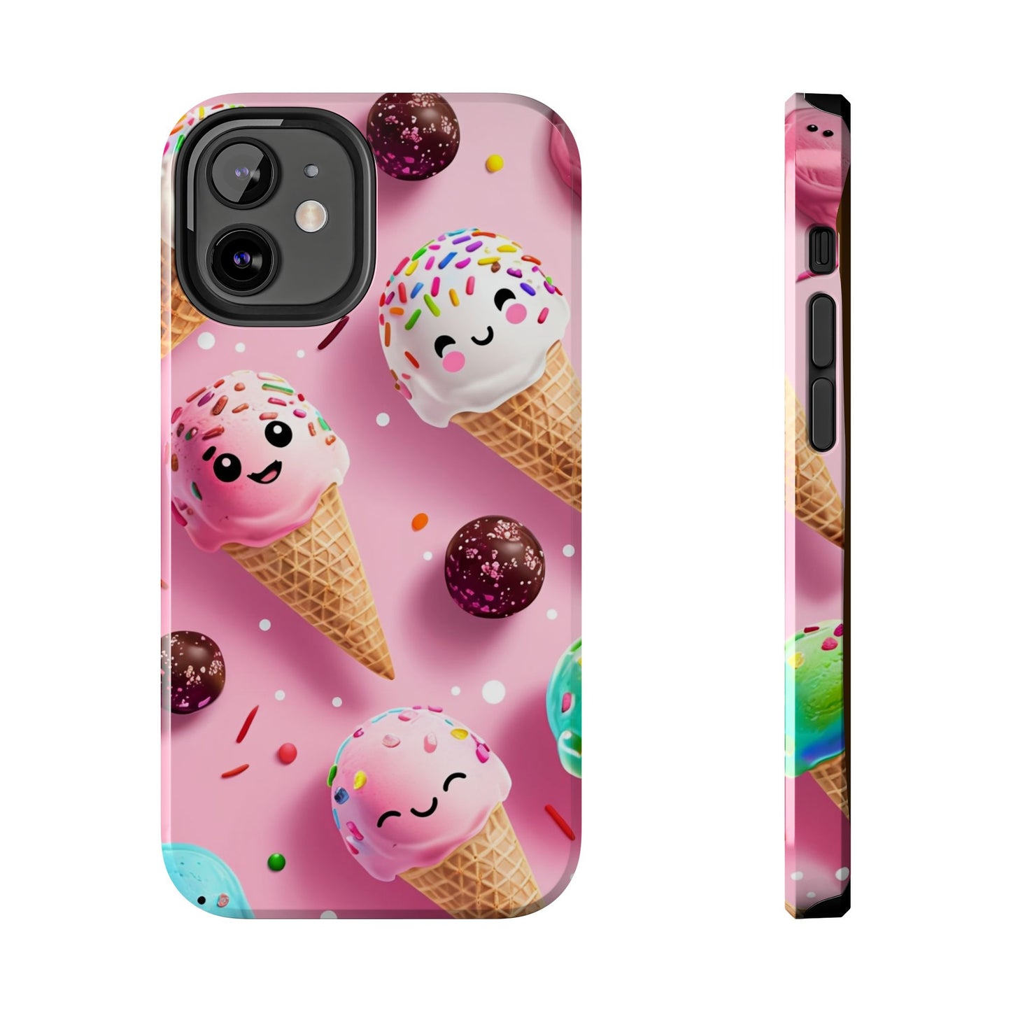 Tough Phone Cases Cute Ice Cream Design