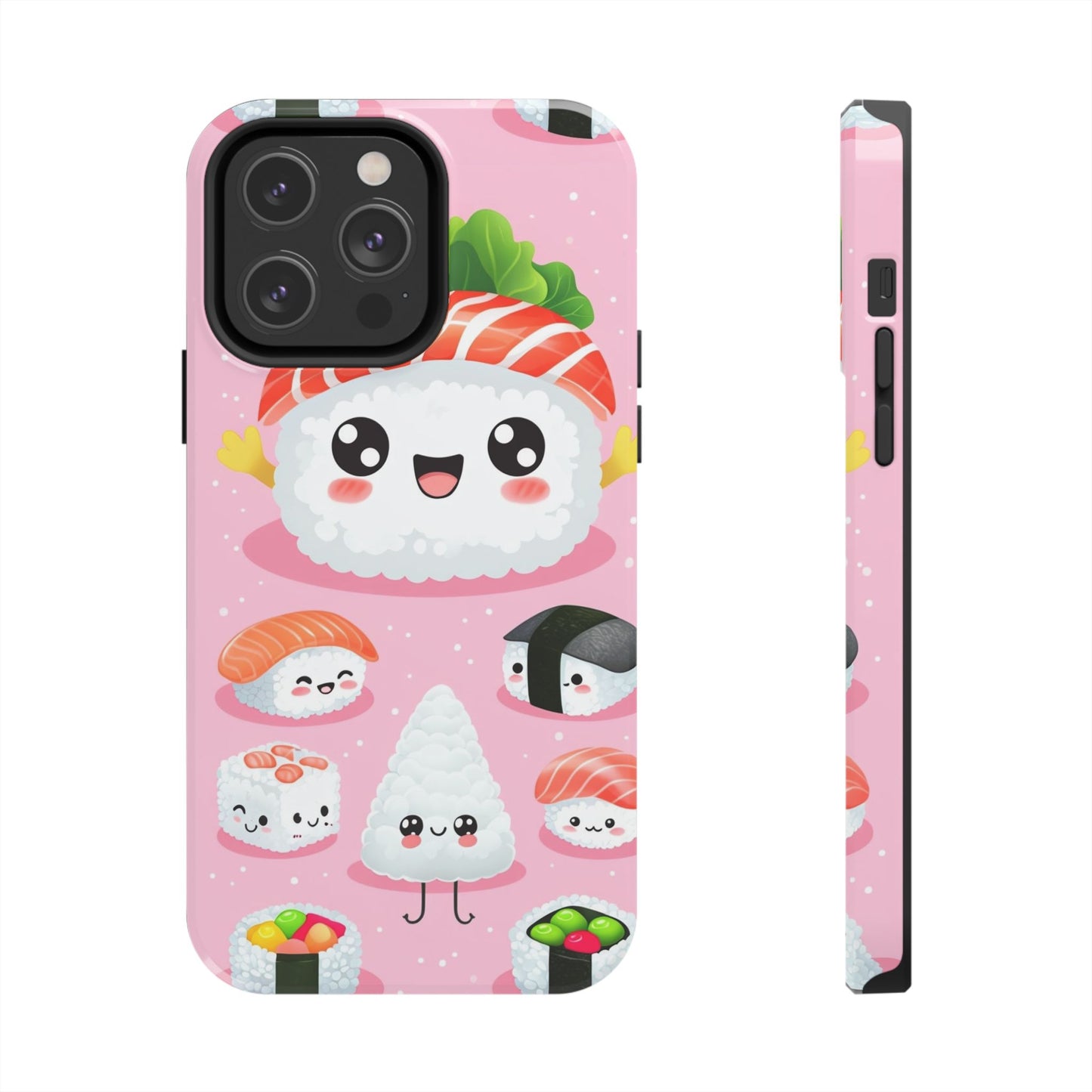 Adorable Sushi Tough Phone Case | Cute Kawaii Design for Food Lovers