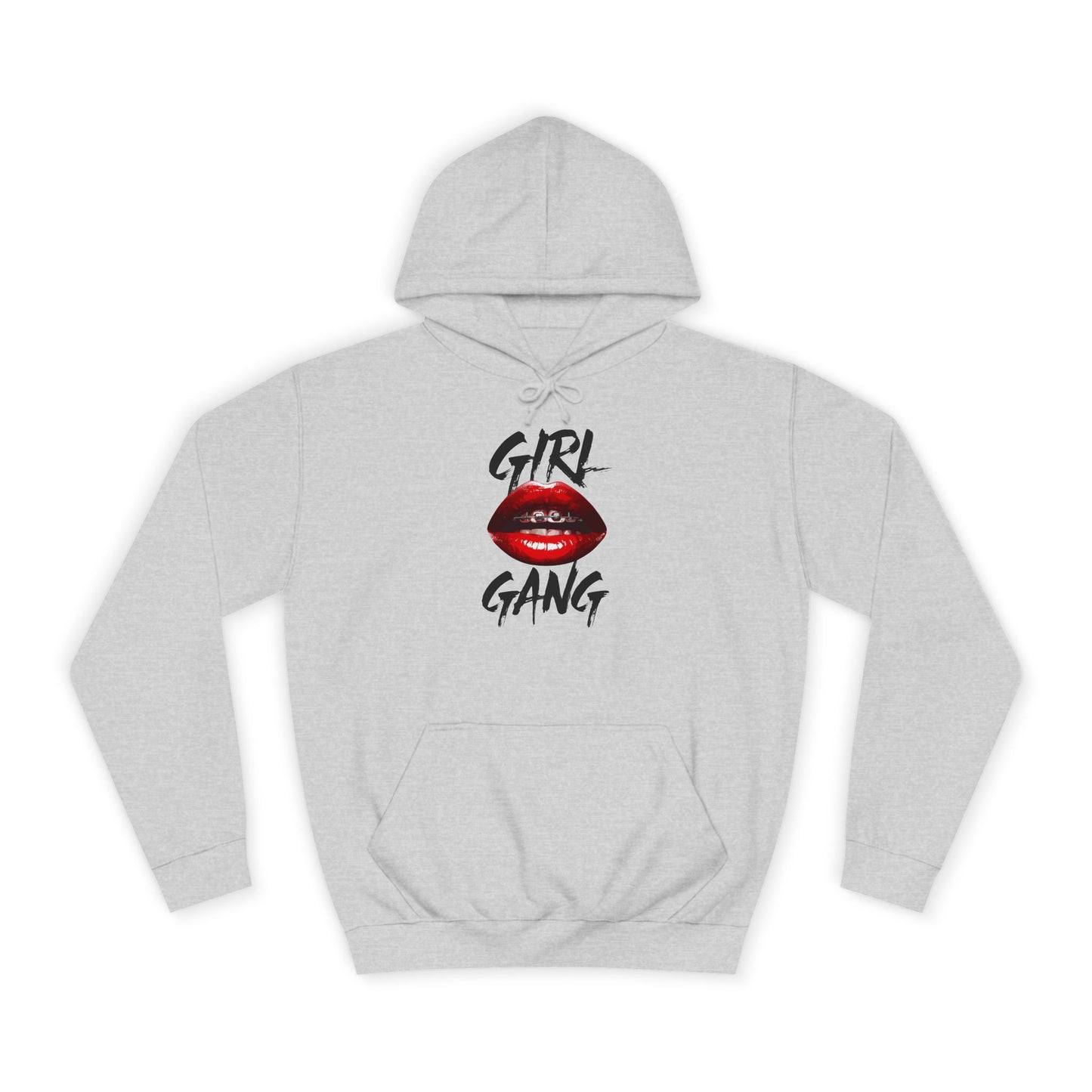 Power Pink Hoodie for Women – Girl Gang Graphic Empowerment Sweatshirt
